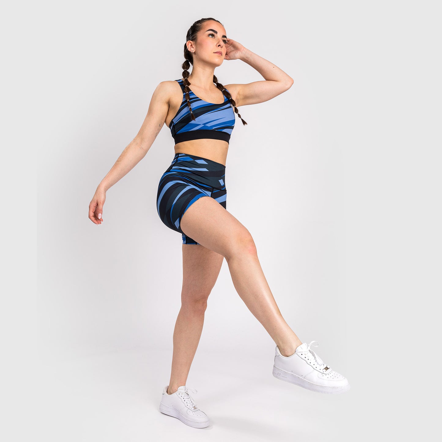 Venum Abyss Shorts de Compresión para Mujer - Azul Sombra