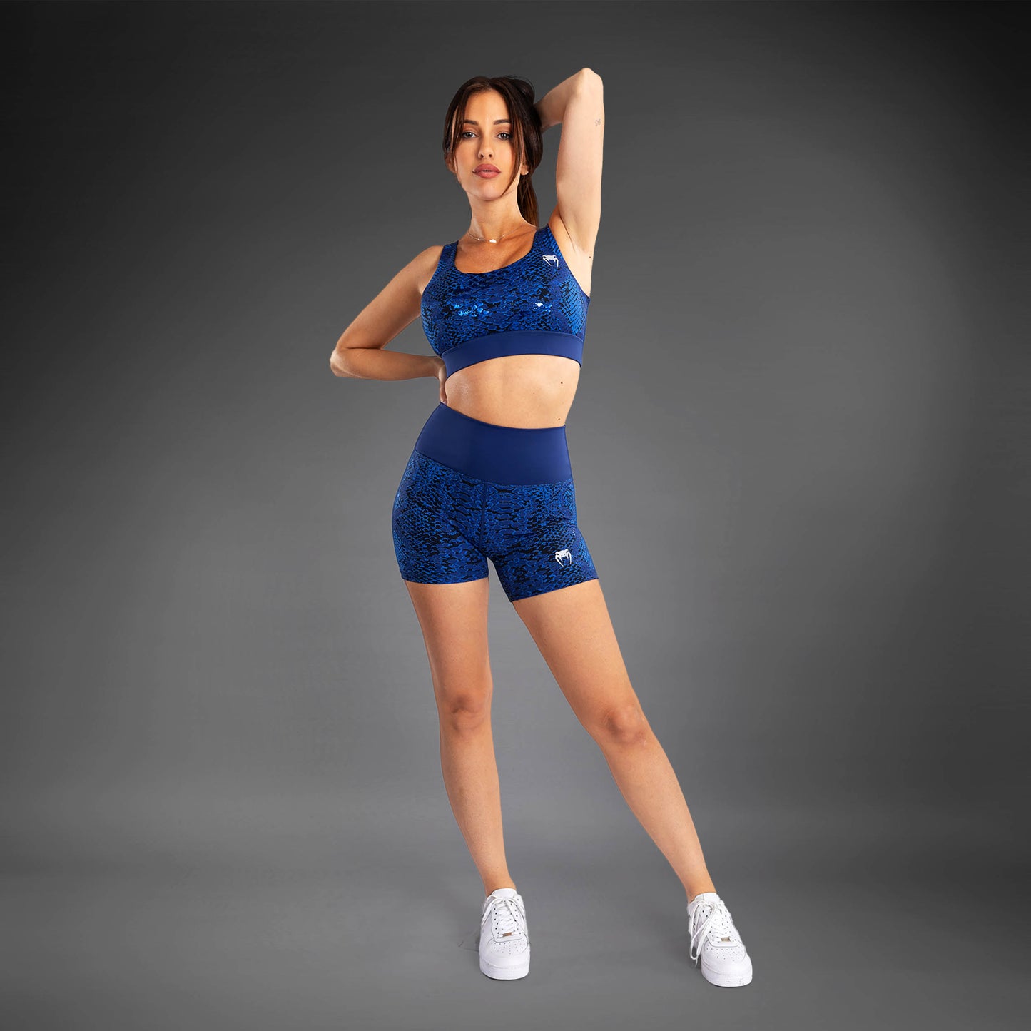 Venum Amazonia Pantalones Cortos de Compresión para Mujer - Azul Ultramarino