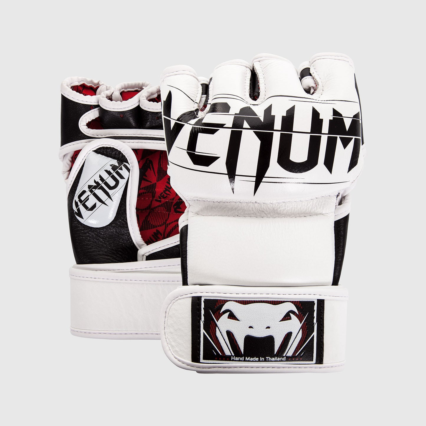 Venum Undisputed 2.0 Cuero Nappa Guantes de MMA - Blanco