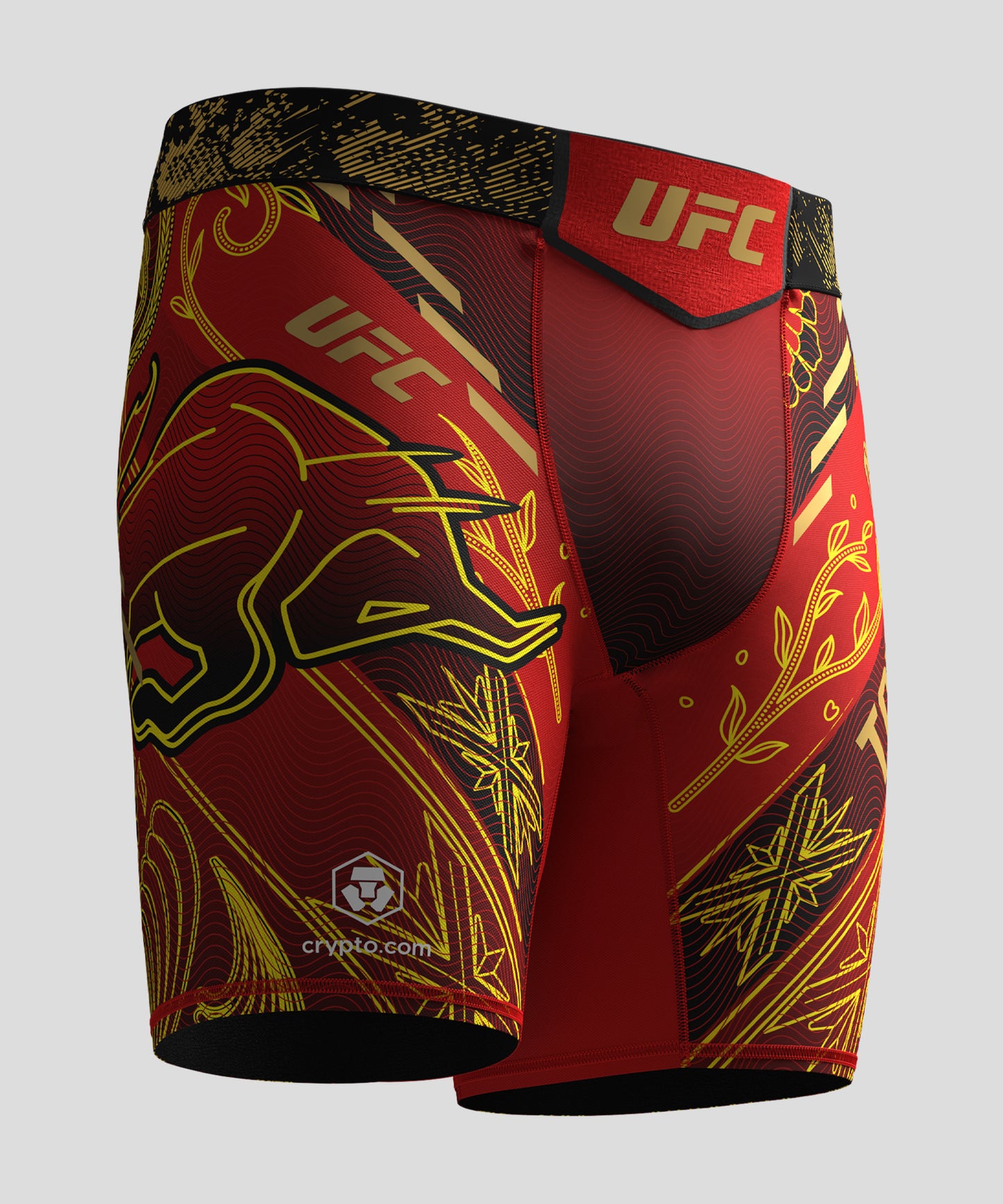 UFC Unrivaled by Venum Ilia Topuria Short Vale Tudo para Hombres - Rojo