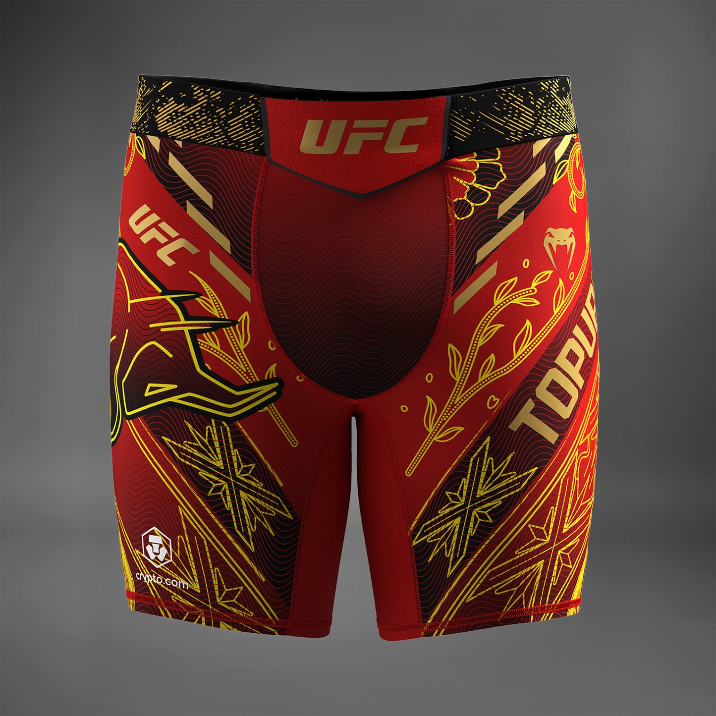 UFC Unrivaled by Venum Ilia Topuria Short Vale Tudo para Hombres - Rojo