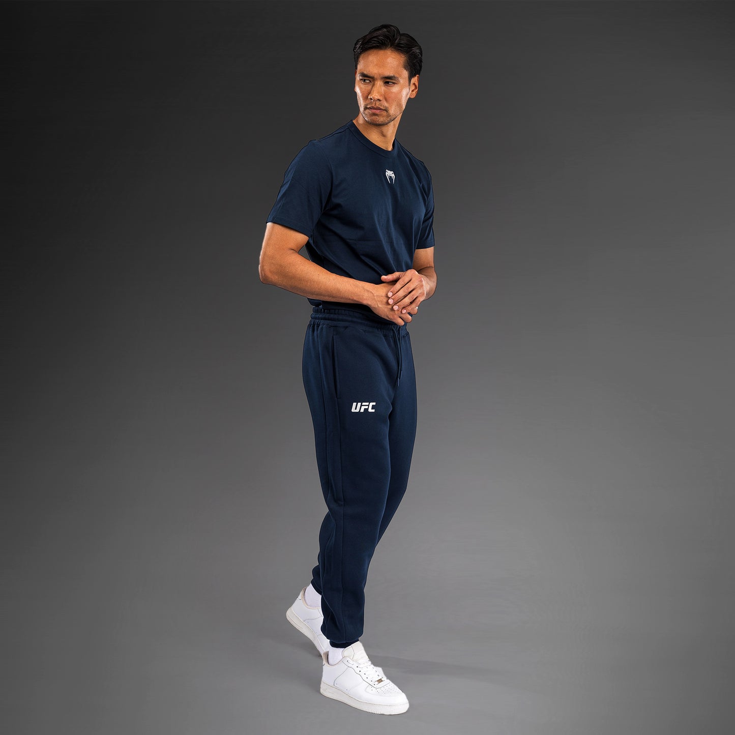 UFC Fusion by Venum Fight Week Pantalón de Algodón para Hombre - Solid Azul oceánico