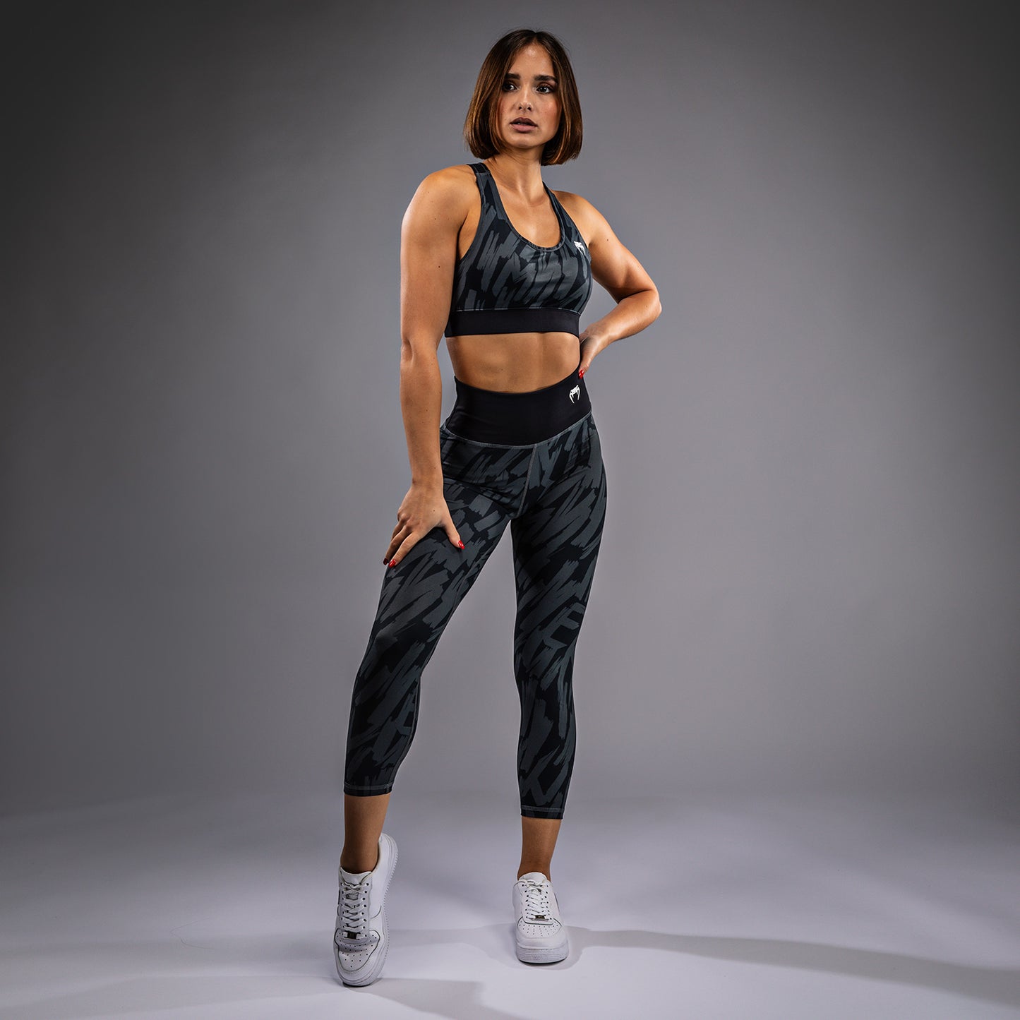 Venum Graffiti Leggings 7/8 para Mujer - Carbón Urbano