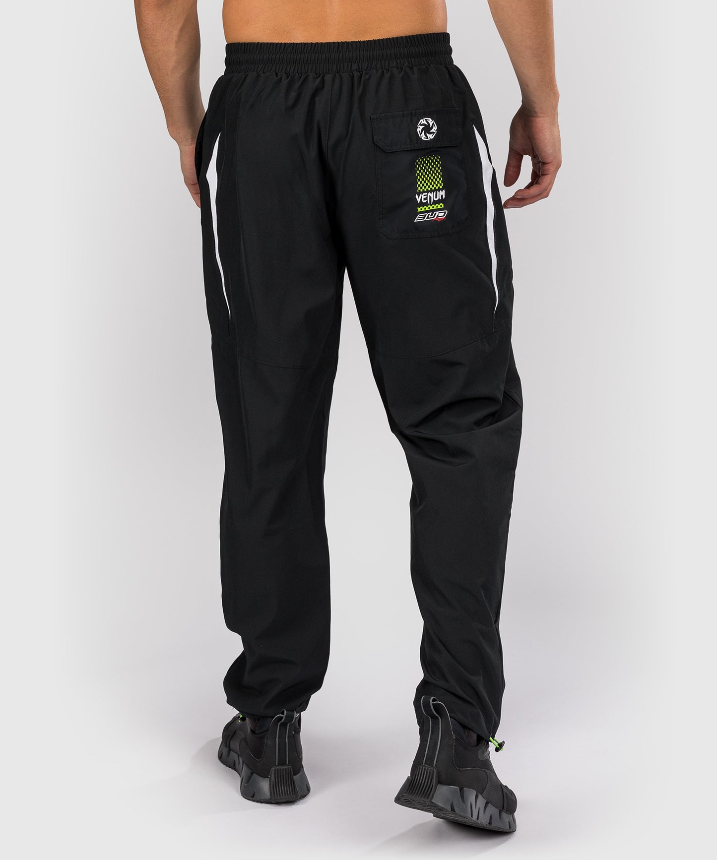 Venum x Bud Racing Joggers para Hombre - Negro/Blanco/Verde lima