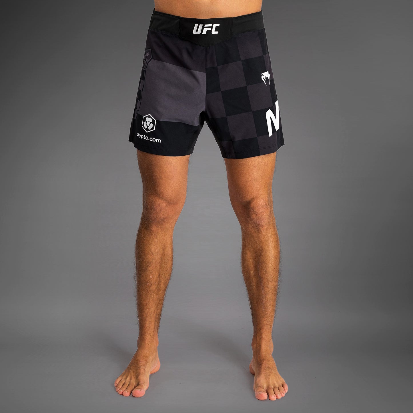 UFC Unrivaled by Venum Stipe Miocic Pantalones Cortos de Lucha Ajustados para Hombres - Negro