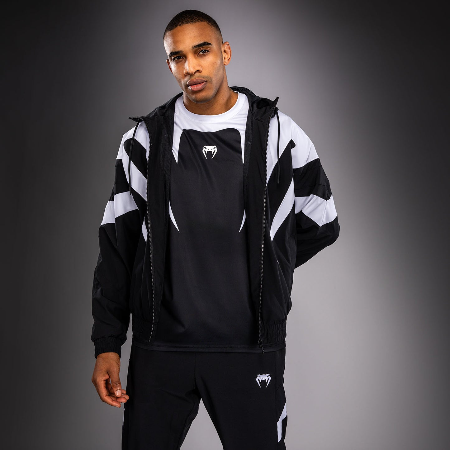 Venum Attack 90 Chaqueta de Chándal – Blanco/Negro