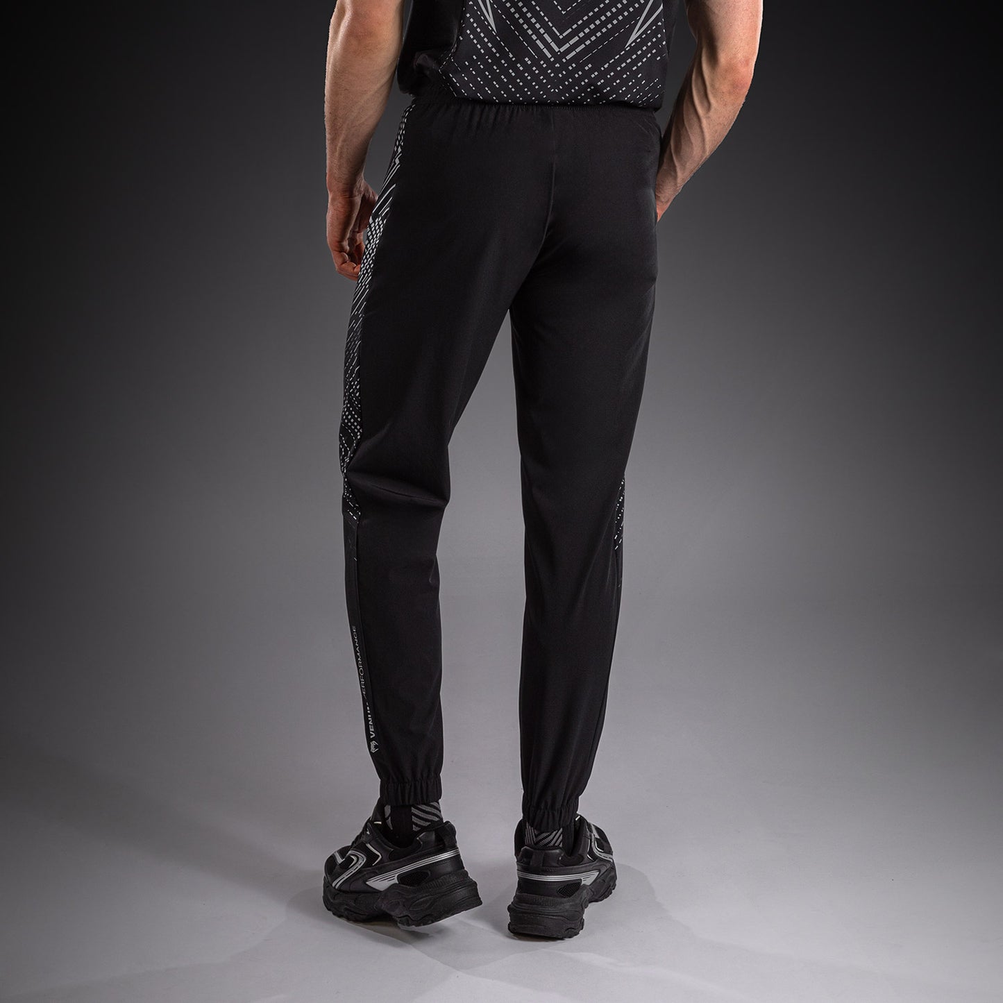 Venum Midnight Fury Pantalones de Chándal – Negro/Gris/Plata
