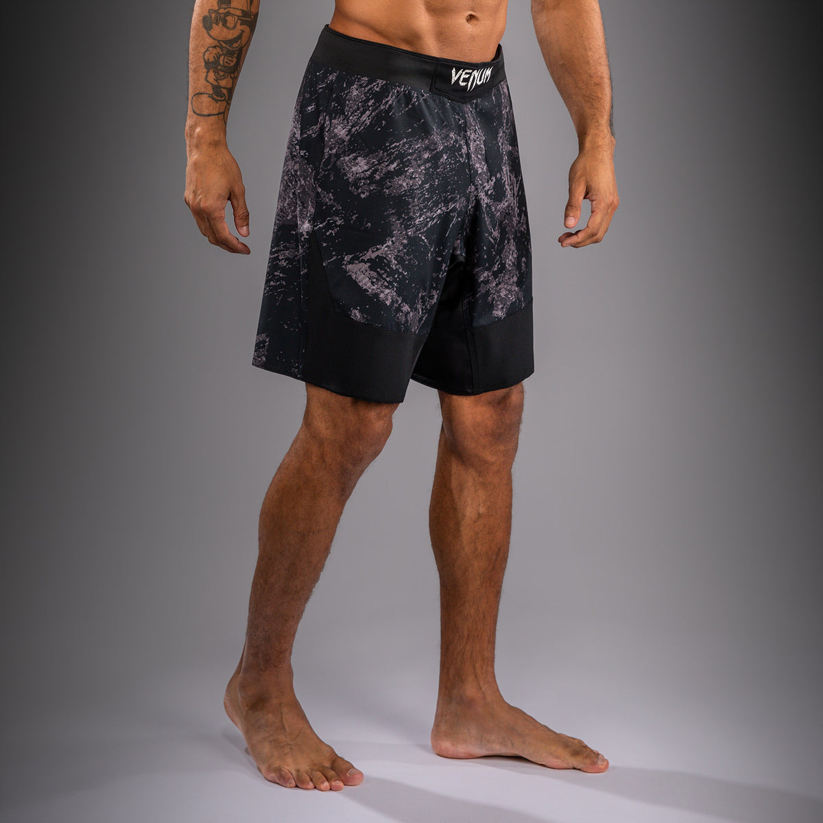 Venum Rage & Workout Short de Combate - Negro/Gris