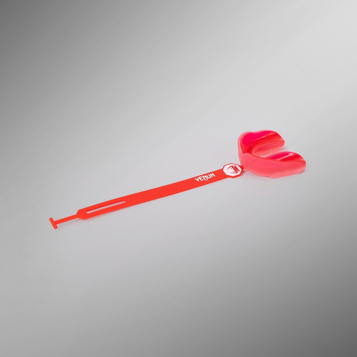 Venum Challenger Protector Bucal con Correa/sin Correa - Rojo Transparente