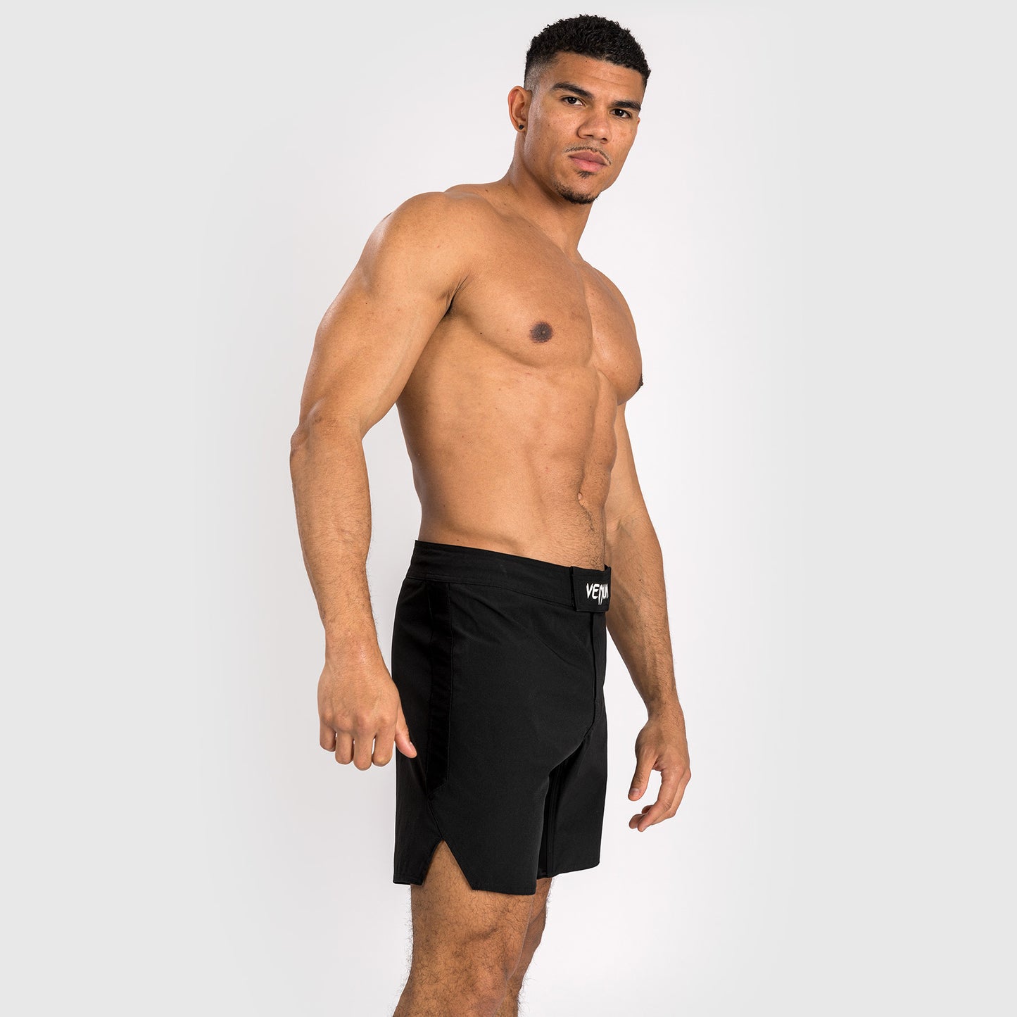 Venum Contender Pantalones cortos de lucha para hombre - Negro/Blanco