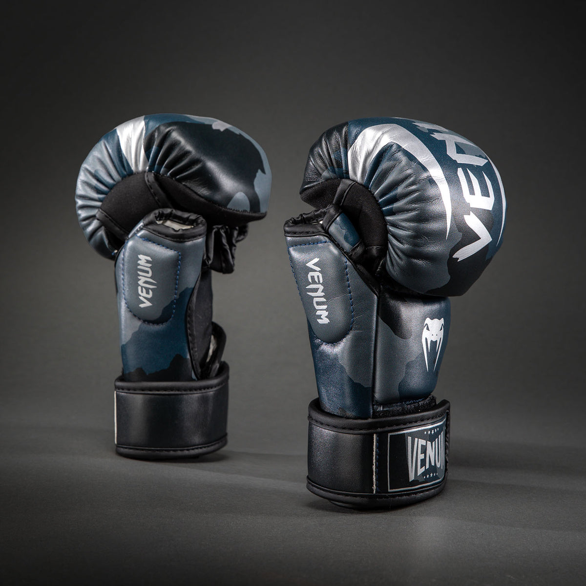 Venum Elite Guantes de Sparring - Azul Marino Oscuro/Azul