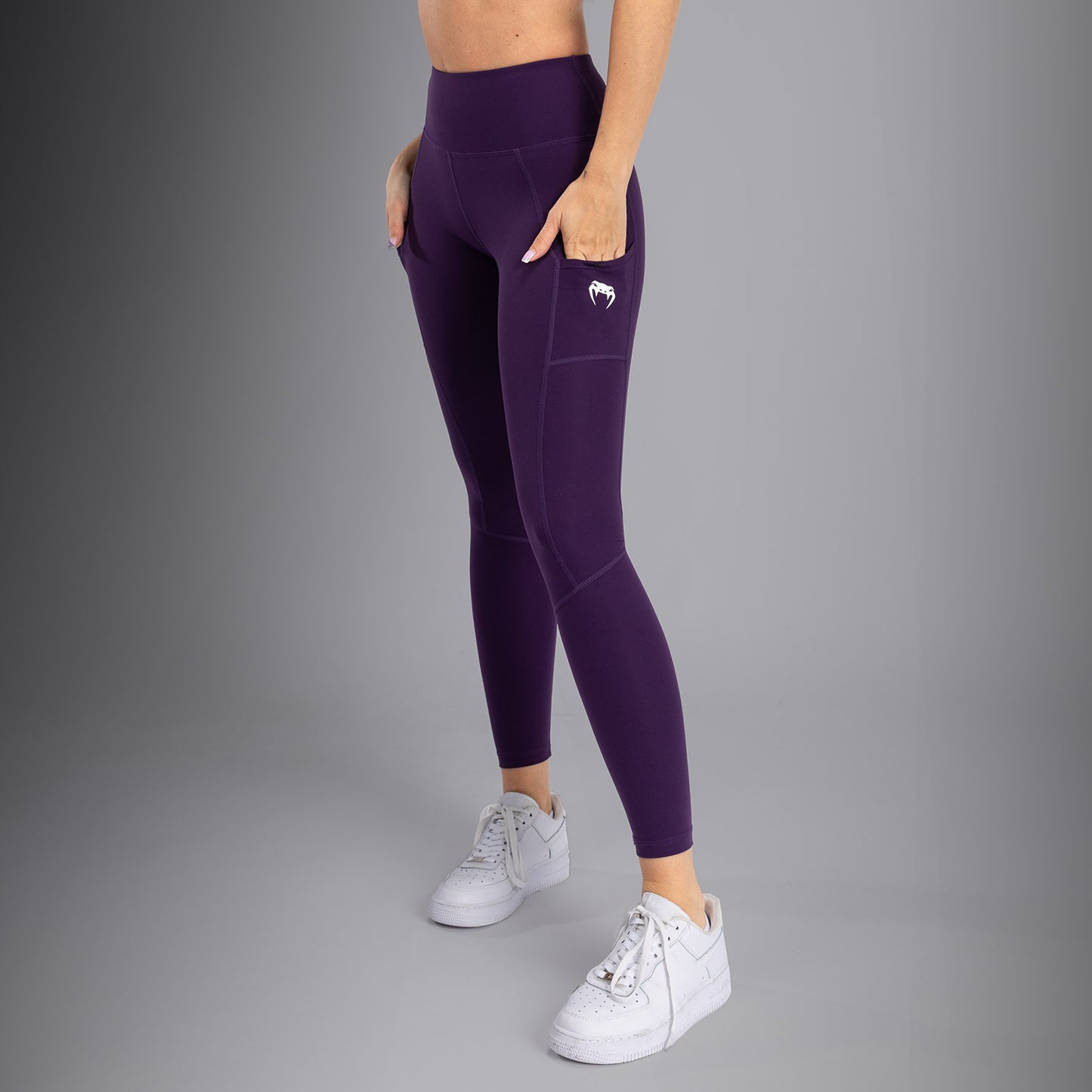 Venum Essential Leggings de Rendimiento es para Muje - Púrpura Profundo