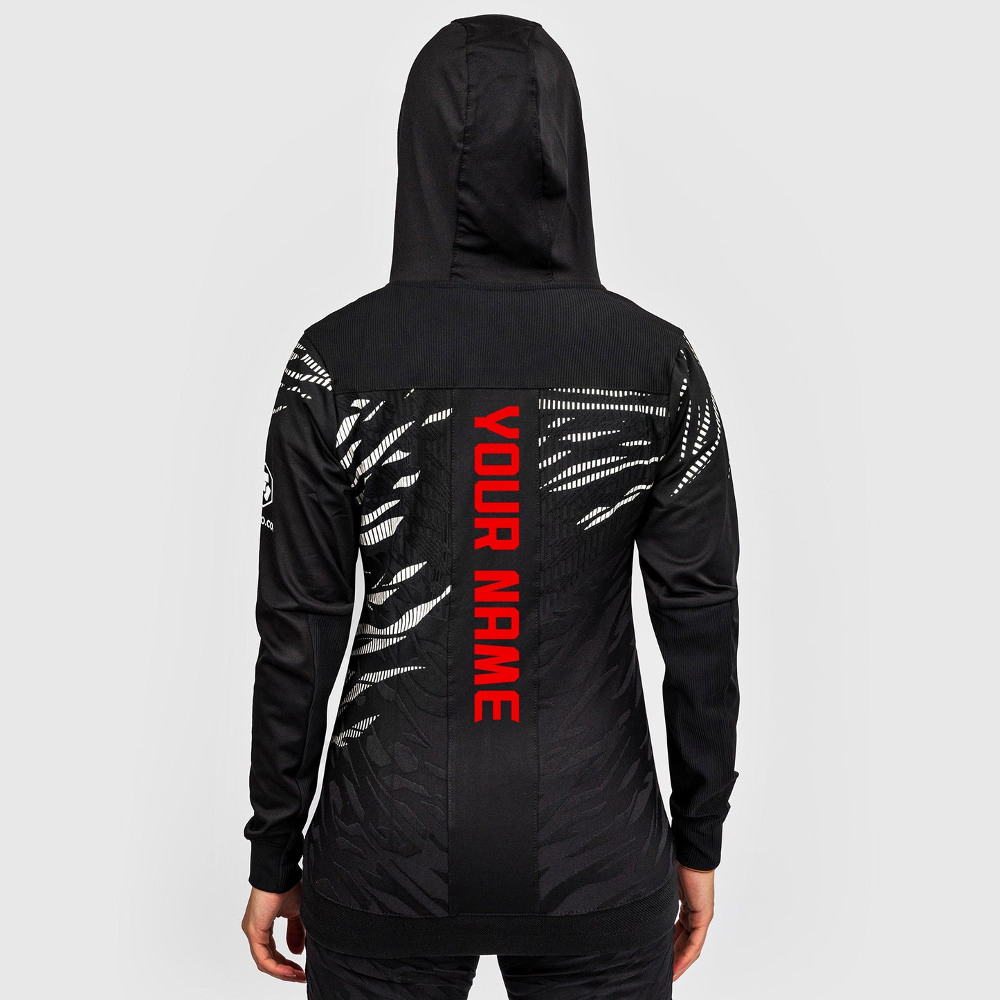 UFC Fusion by Venum Personalizados Authentic Fight Night Sudadera con Capucha para Mujer - Negro