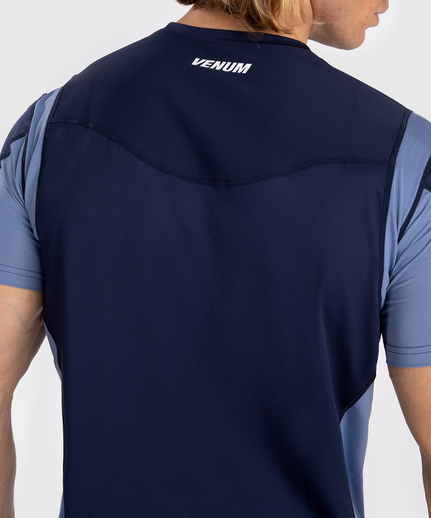 Venum Tempest Camiseta para Hombre Dry-Tech - Azul Marino/Azul