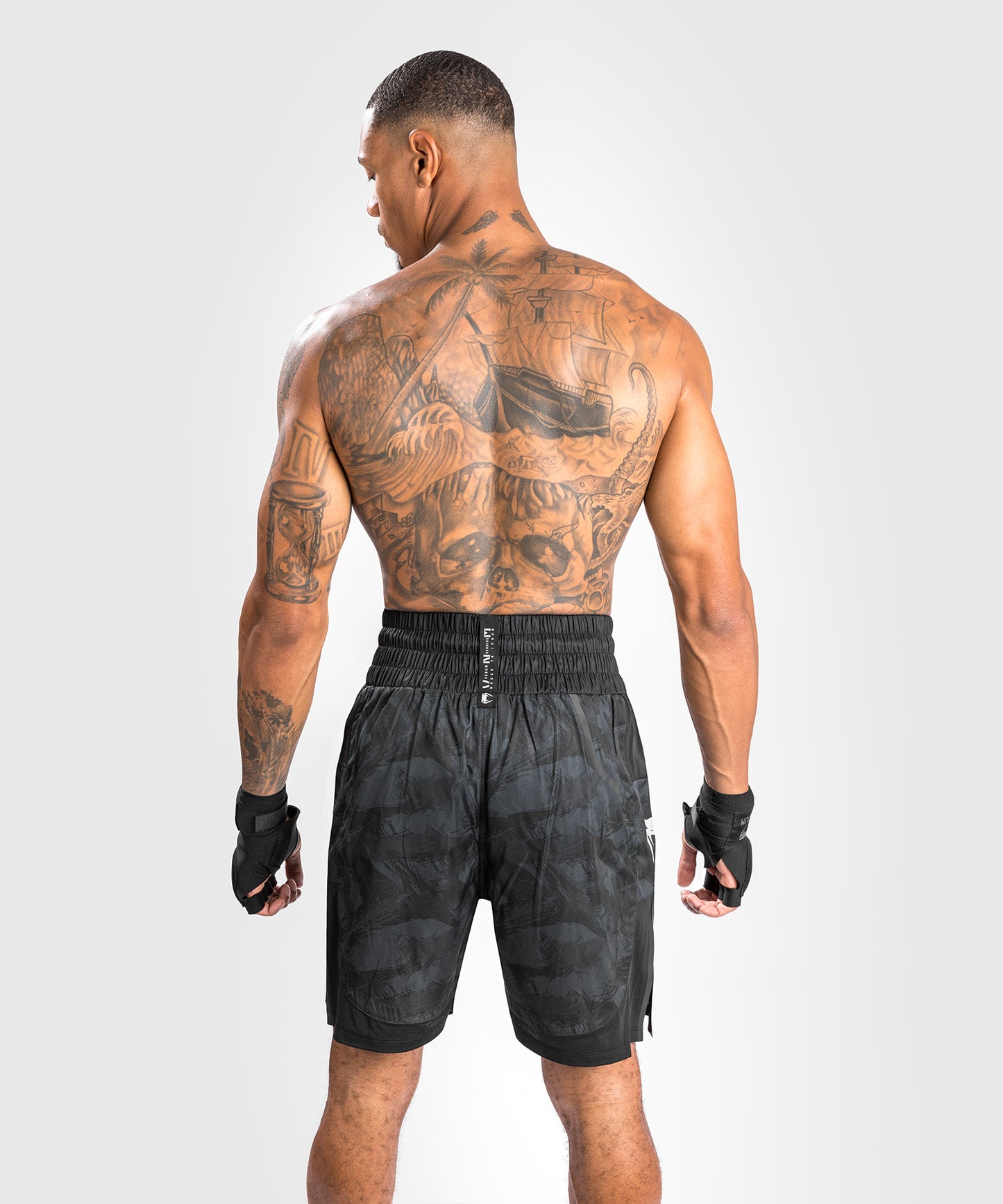 Shorts de boxeo Venum Electron 3.0 - Negro