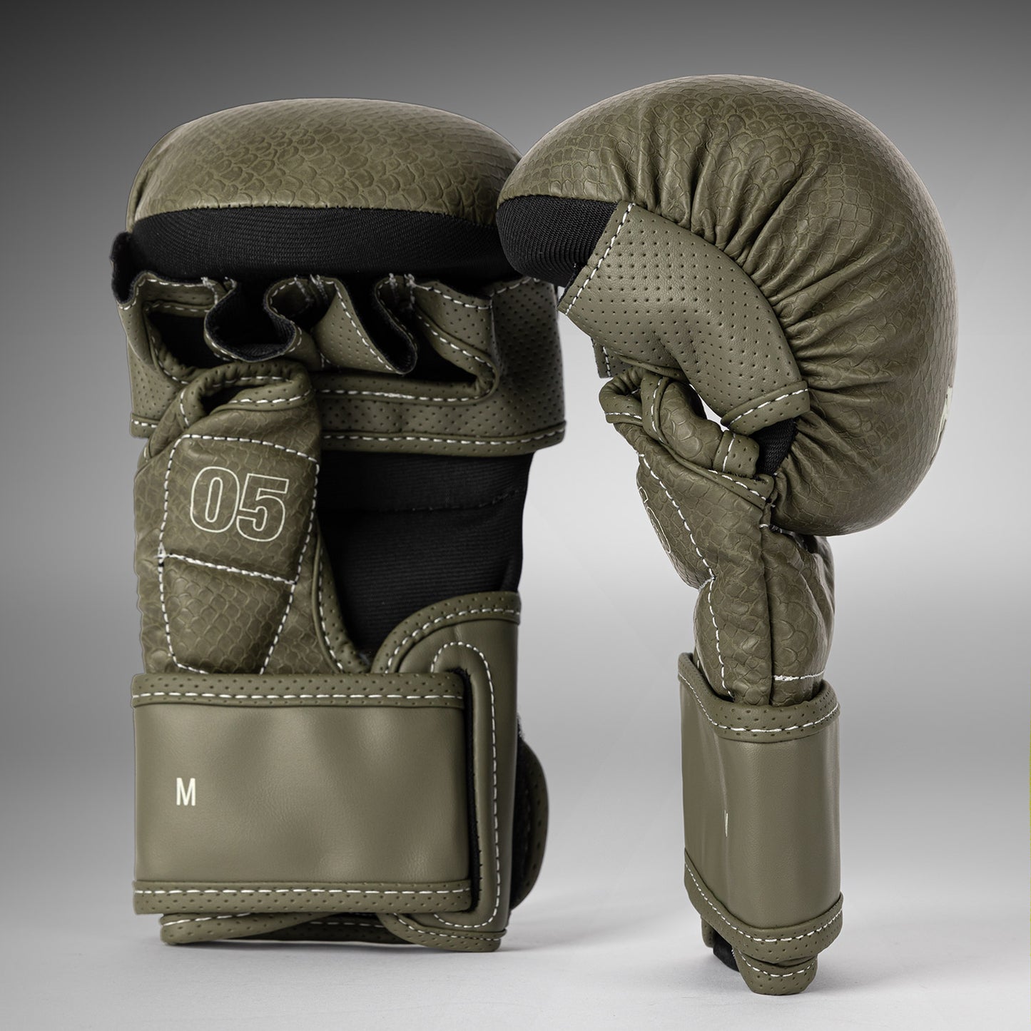 Venum Impact Evo Scales Guantes de Sparring MMA – Verde Ejército