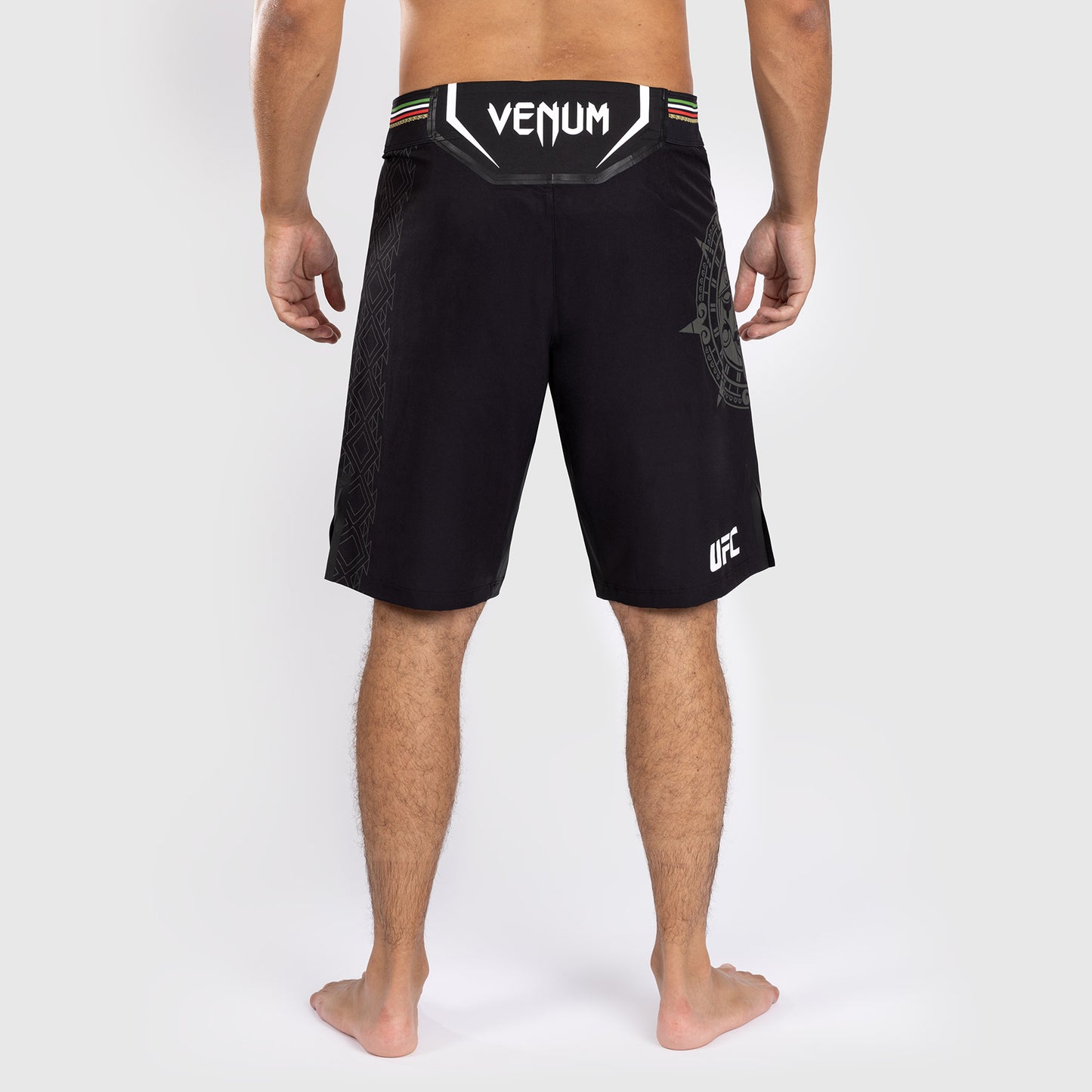 Noche UFC by Venum Authentic Fight Night Pantalones cortos de combate para hombre - Corte largo - Negro