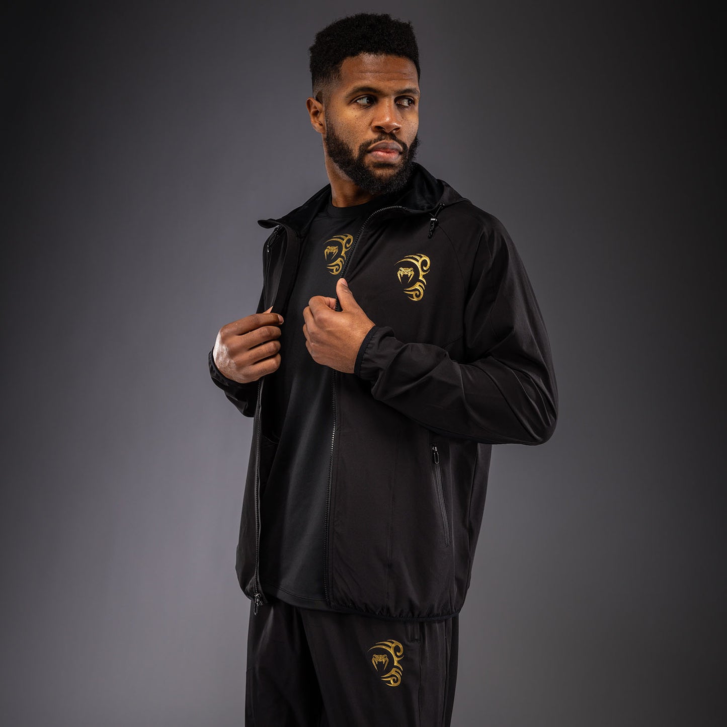 Venum x Mike Tyson Tiger Chaqueta de Chándal Tiger - Negro/Oro