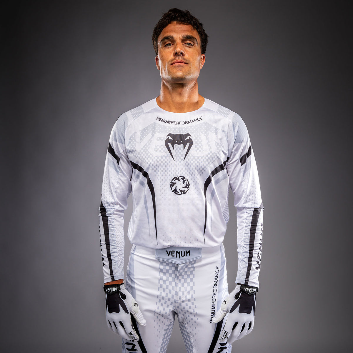 Venum MX Challenger Camiseta de Motorsports - Blanco