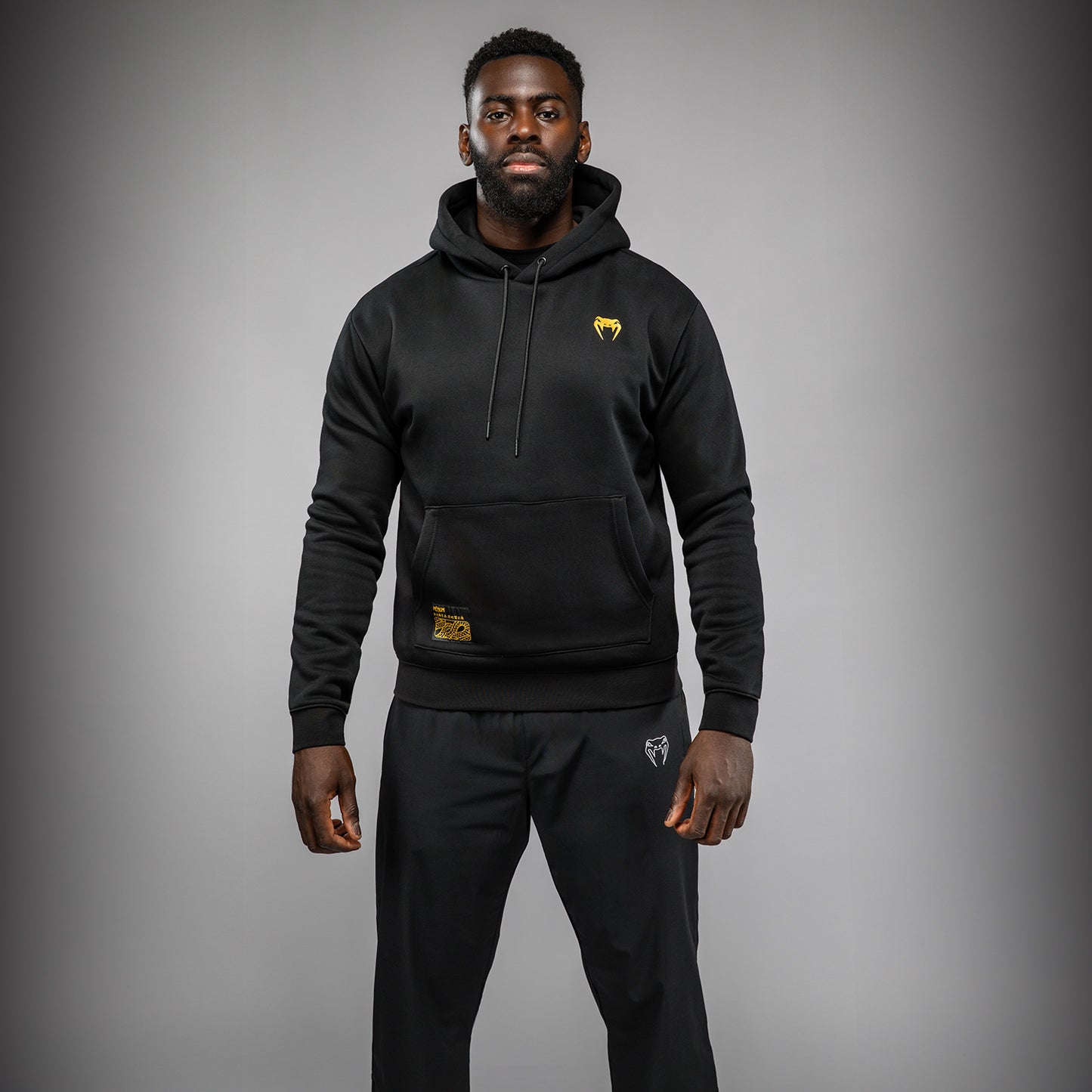 Venum Serpenti Sudadera con Capucha – Negro/Plateado/Dorado