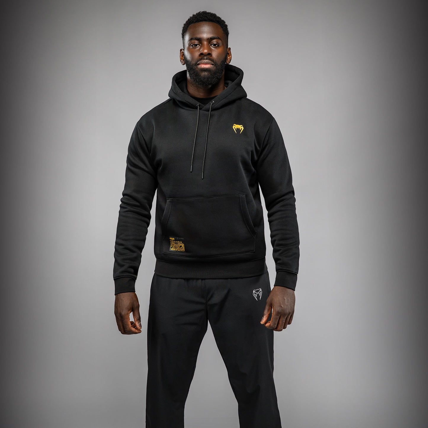 Venum Serpenti Sudadera con Capucha – Negro/Plateado/Dorado
