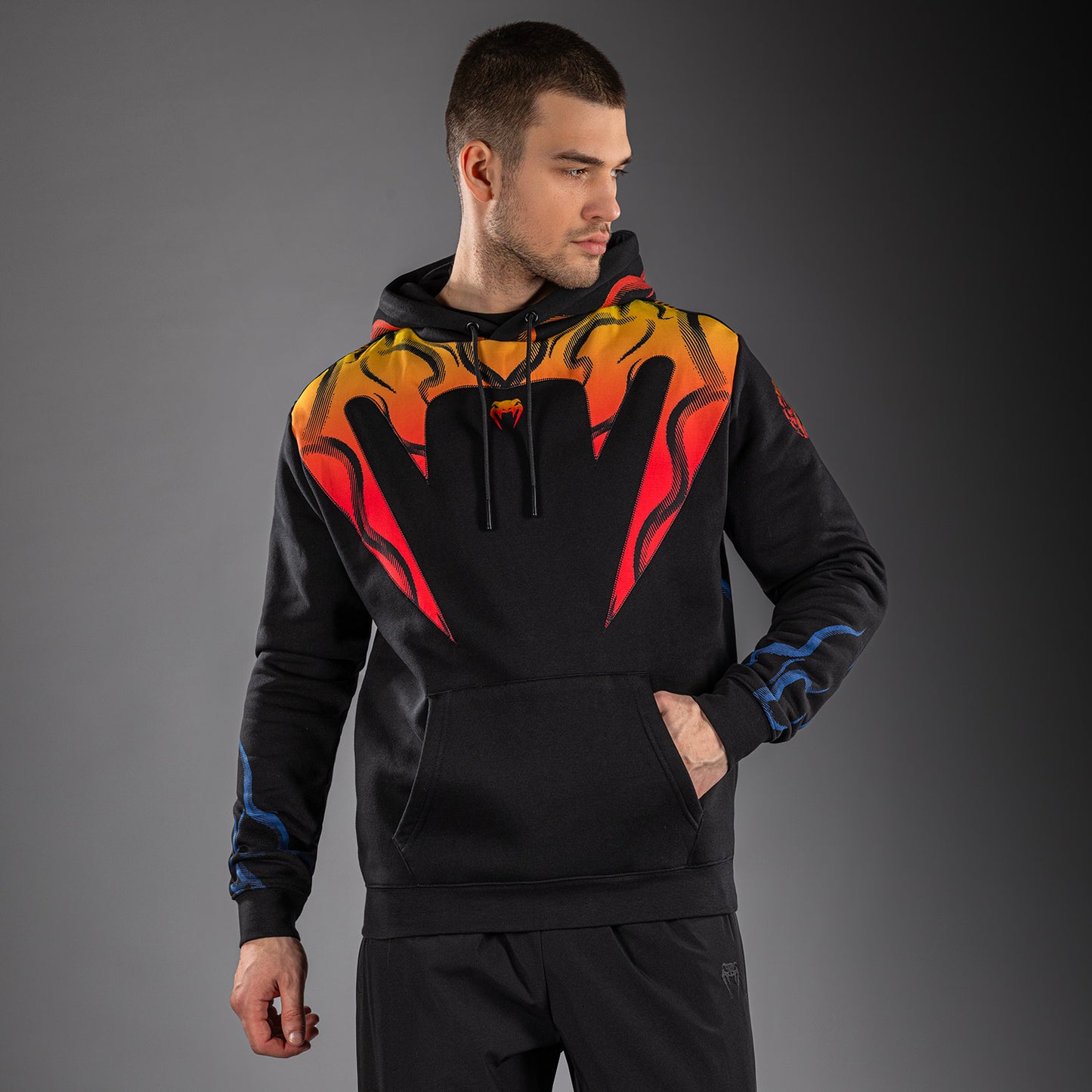 Venum x TEKKEN 8 Sudadera con Capucha Yoshimitsu - Negro/Naranja