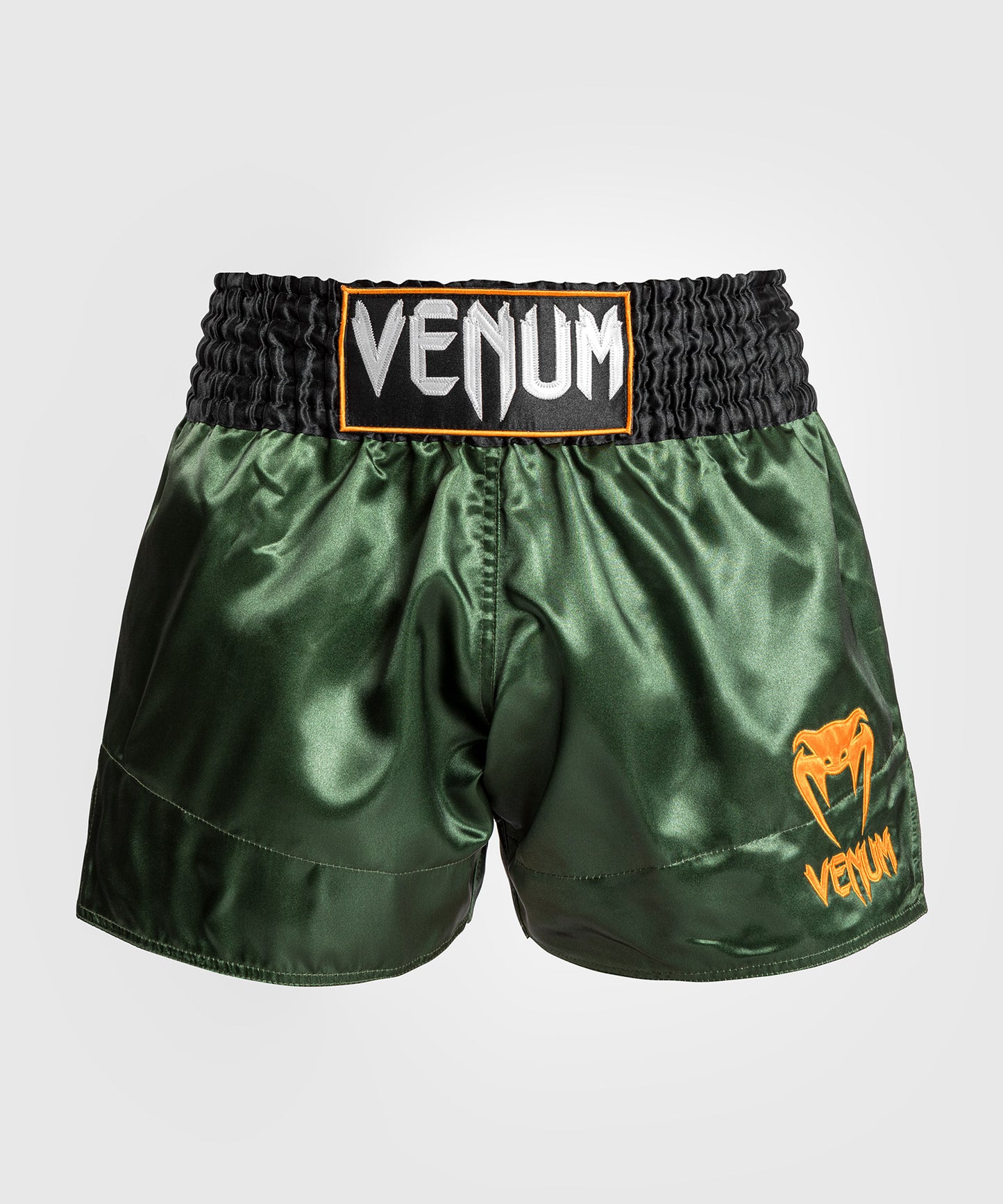 Venum Classic Pantalón corto de muay thai - Verde/Dorado/Negro