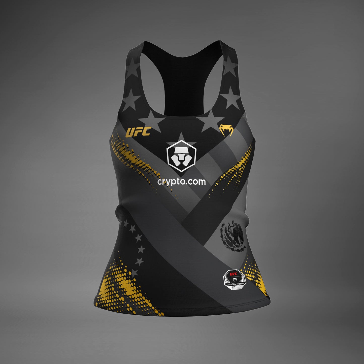 UFC Unrivaled by Venum Julianna Peña Sujetador largo deportivo para mujer - Negro