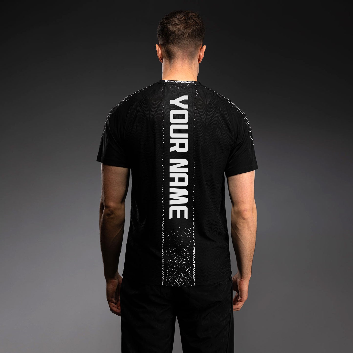 UFC Zenith by Venum Authentic Fight Night Camiseta oficial Walkout Hombre Personalizado - Negro