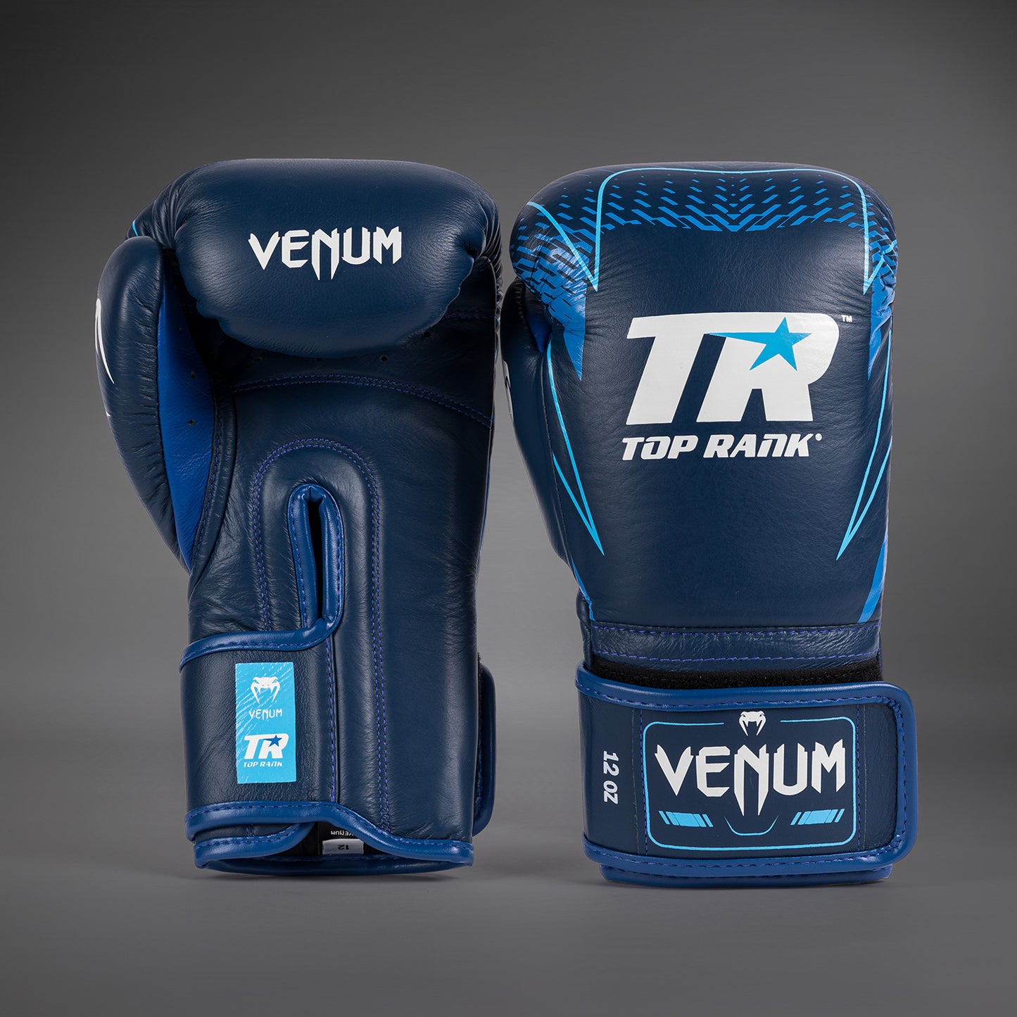 Venum x Top Rank Guantes de Boxeo Original Hammer - Azul Marino