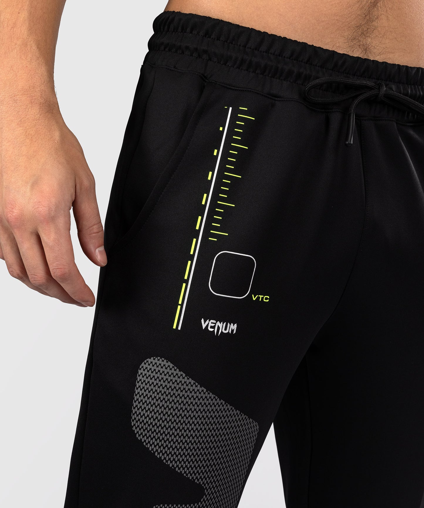Venum Training Camp 4.0 Jogger - Negro/Verde neón