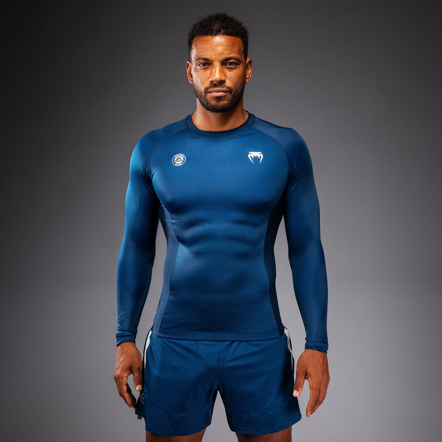 Venum x Roger Gracie Academy Rashguard Manga Larga - Azul