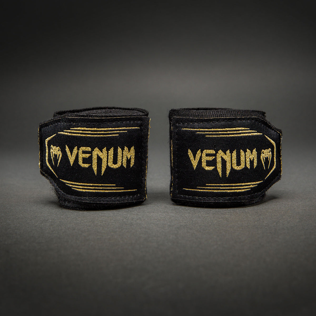 Venum Kontact Evo Boxing Vendas de boxeo - Negro/Dorado