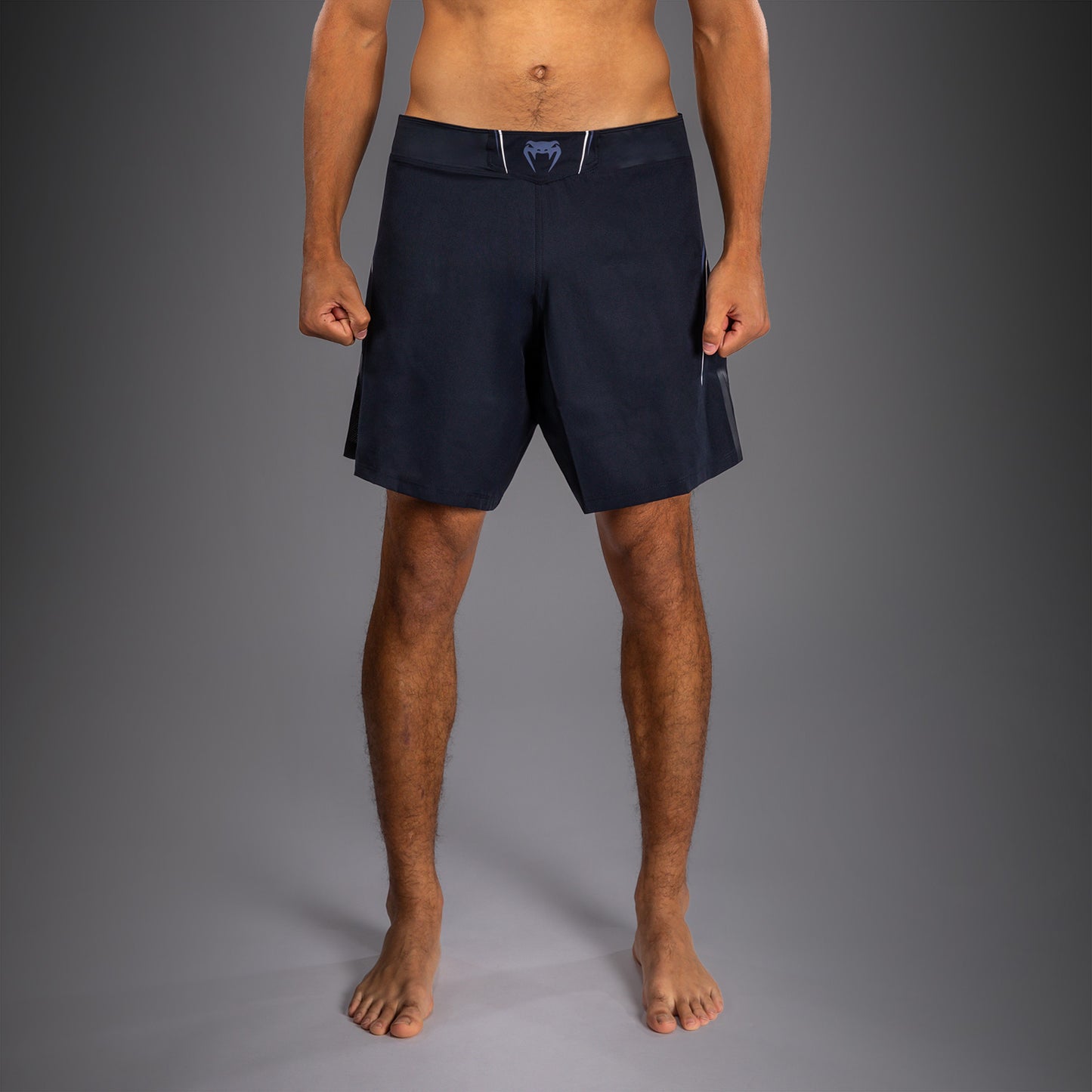 Venum G-Core Pantalón Corto de Combate - Azul Marino/Blanco