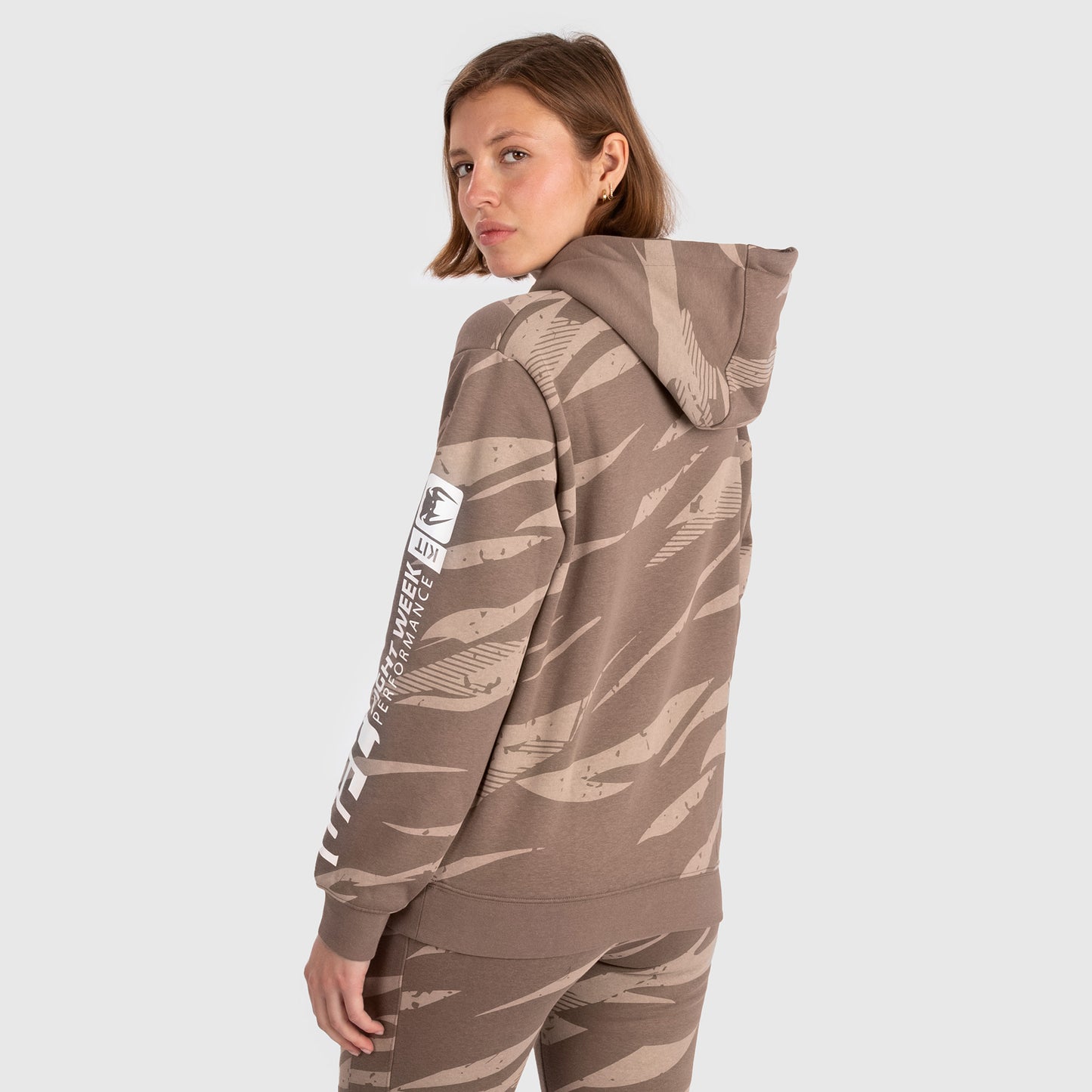 UFC Adrenaline By Venum Fight Week Sudadera Con Capucha para Mujer - Desert Camo