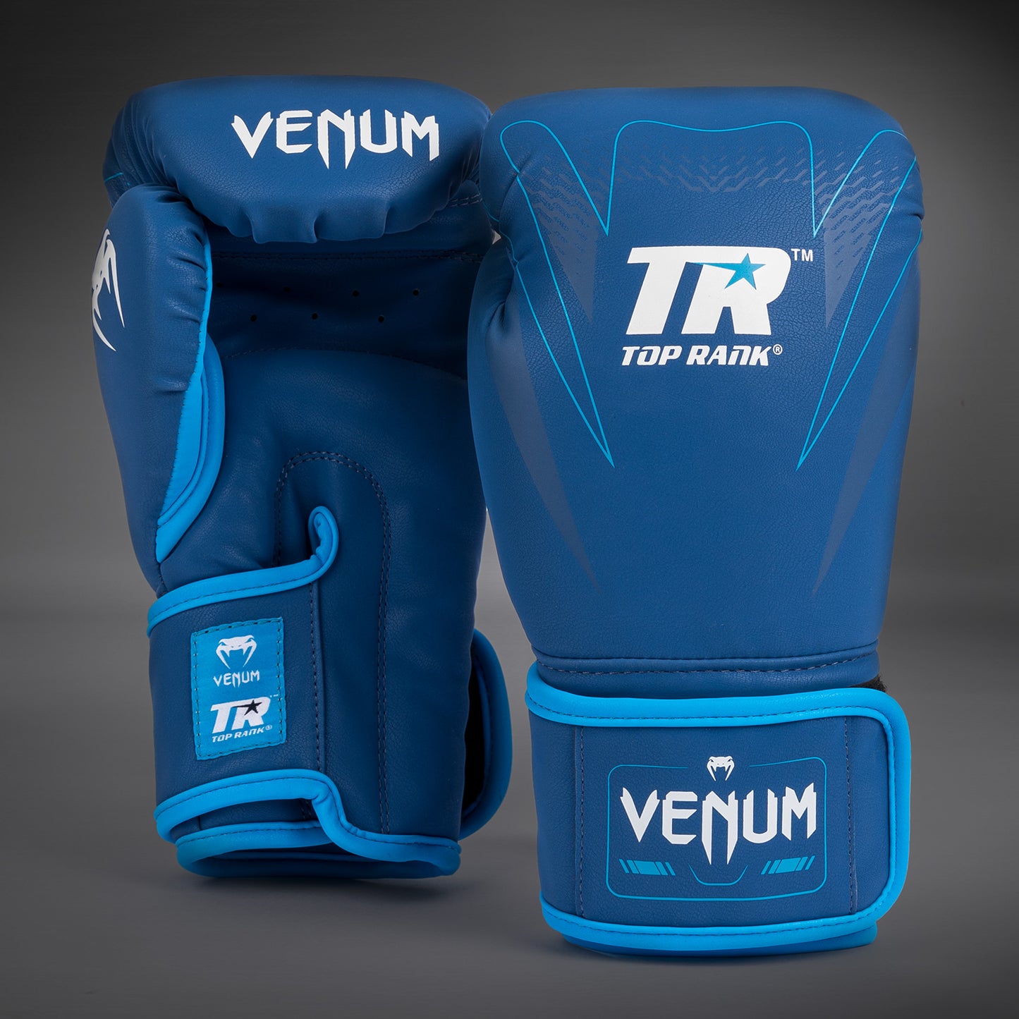 Venum x Top Rank Guantes de Boxeo Original Impact - Azul Marino