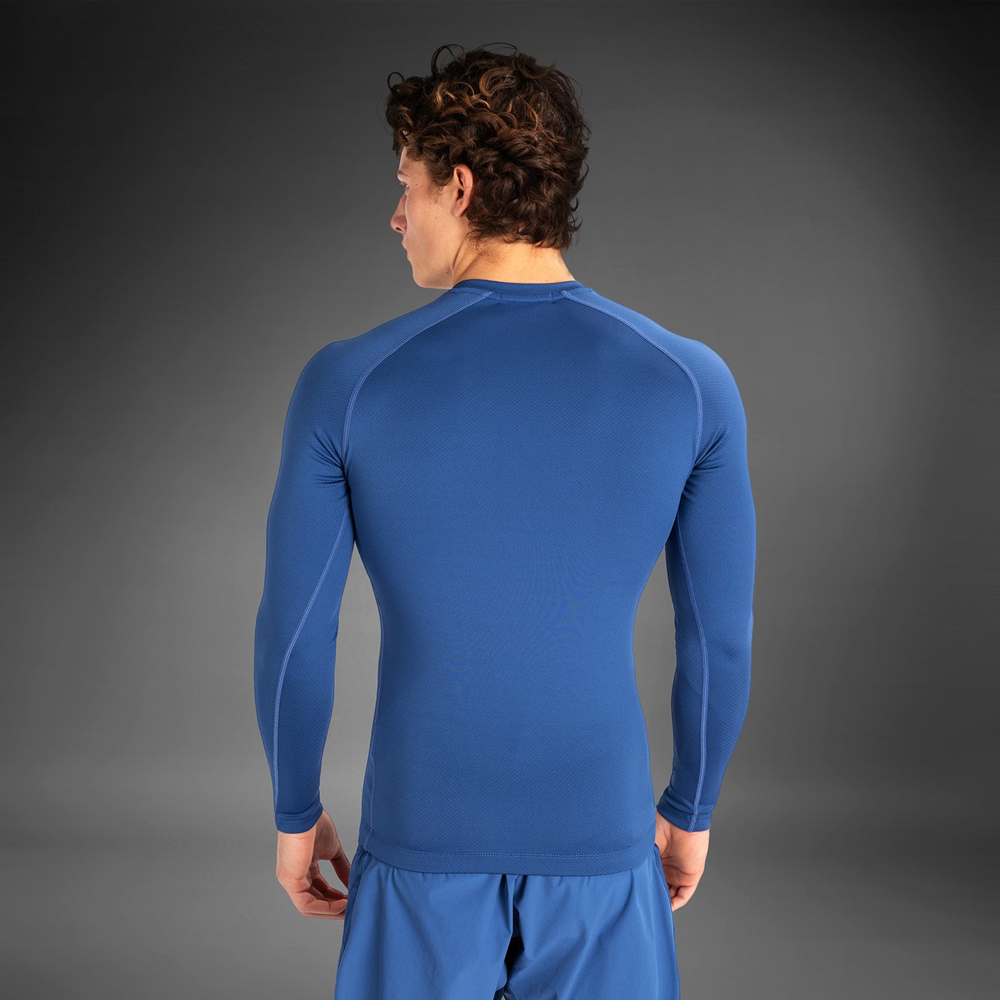 Venum Contender Lycra de manga larga para hombre - Azul