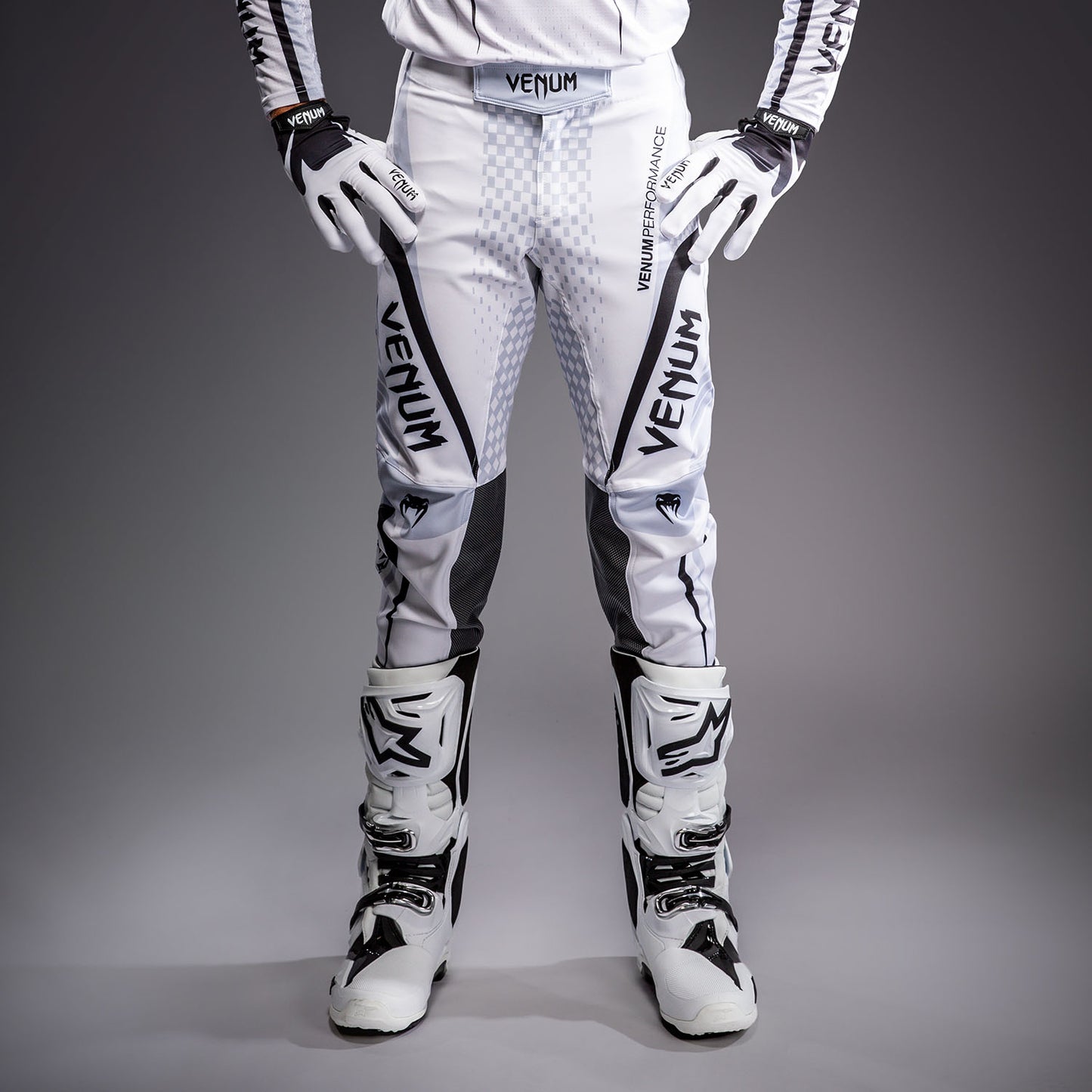 Venum MX Challenger Pantalón de Motorsports - Blanco