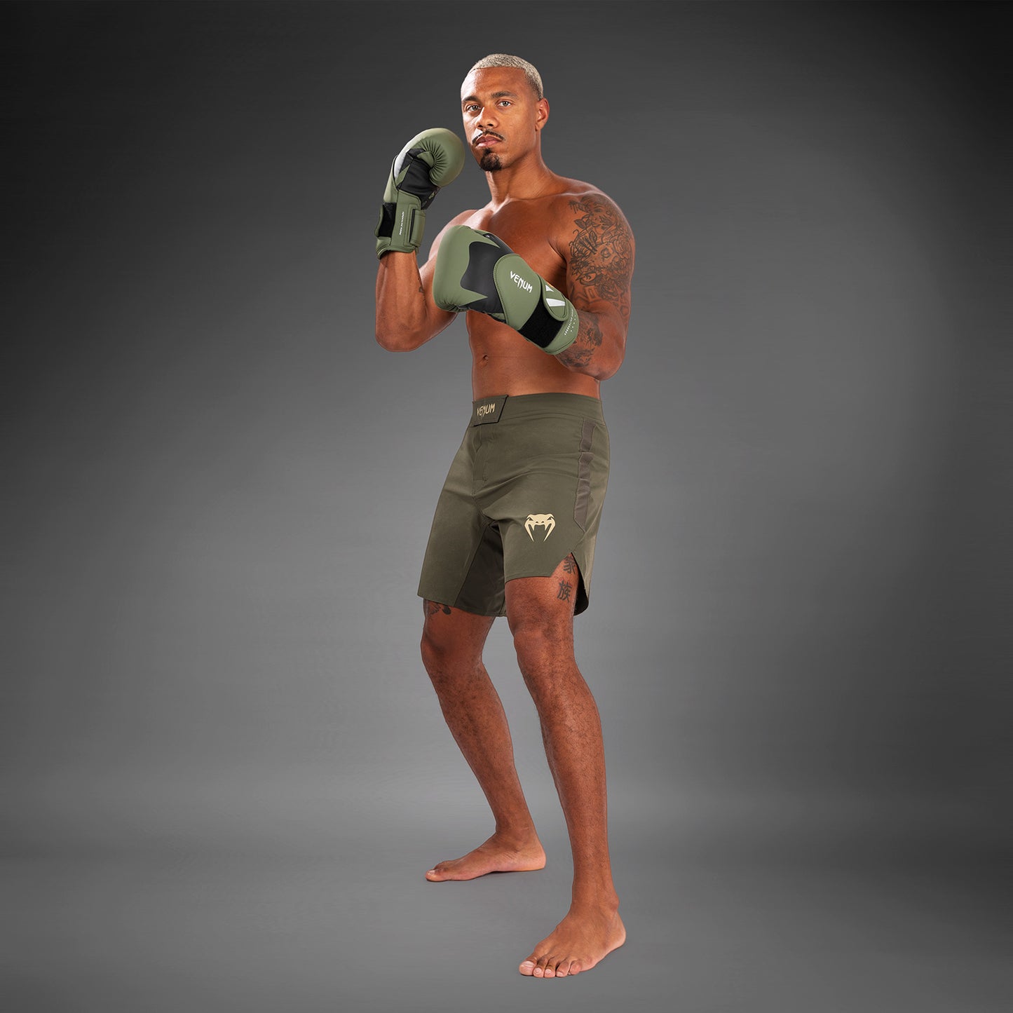 Venum Contender Pantalones cortos de lucha para hombre - Caqui