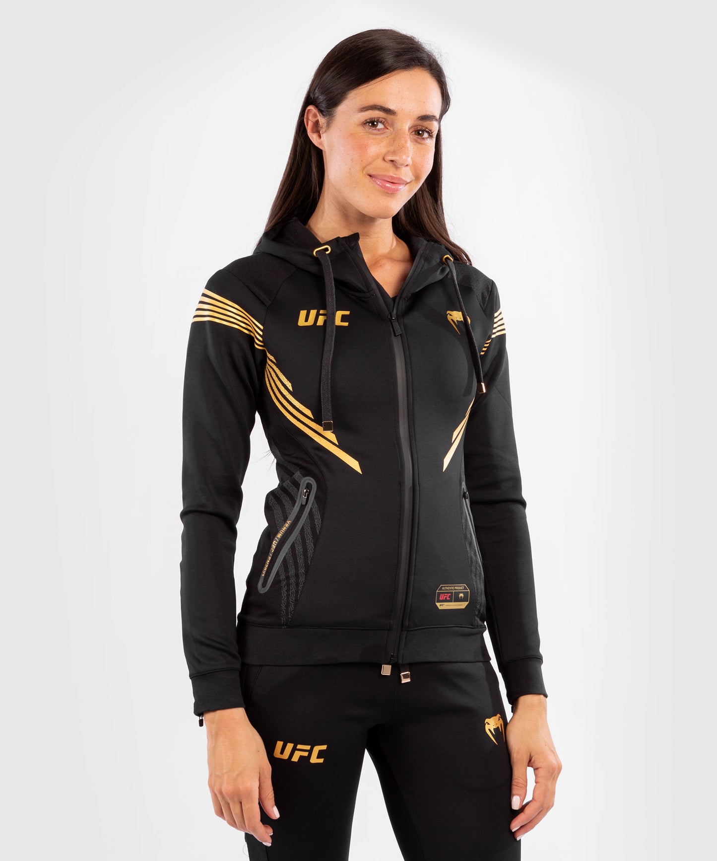 Sudadera Para Mujer UFC Venum Authentic Fight Night Walkout - Campeón