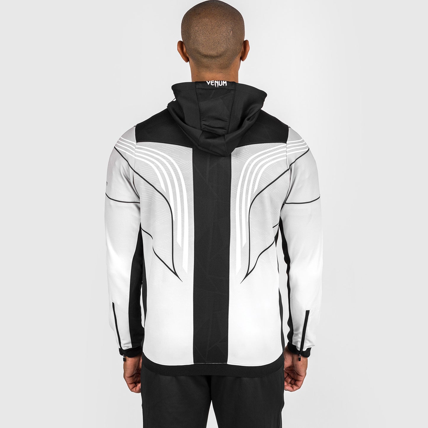 Sudadera con capucha personalizada UFC Venum Authentic Fight Night 2.0 para hombre - Blanco
