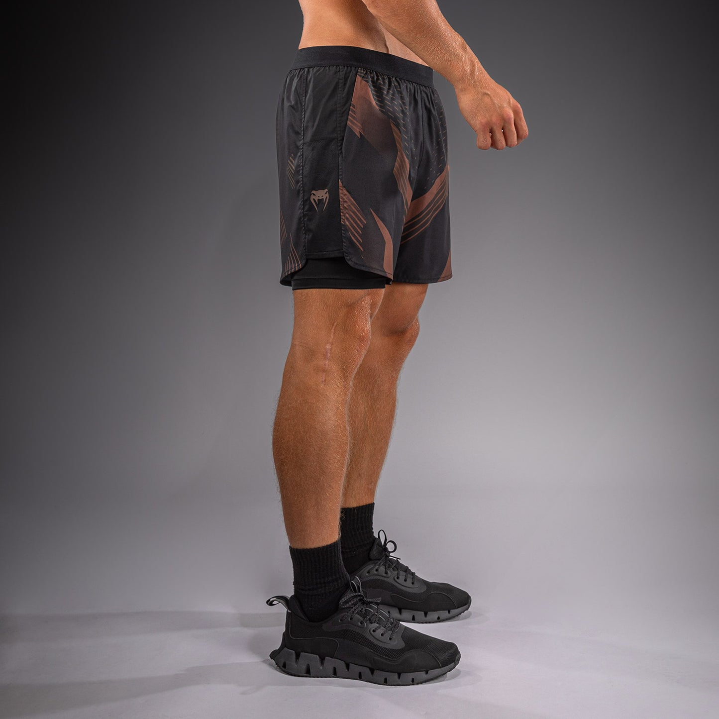 Venum No-Gi 6.0 Pantalón Corto de Entrenamiento - Negro/Marrón