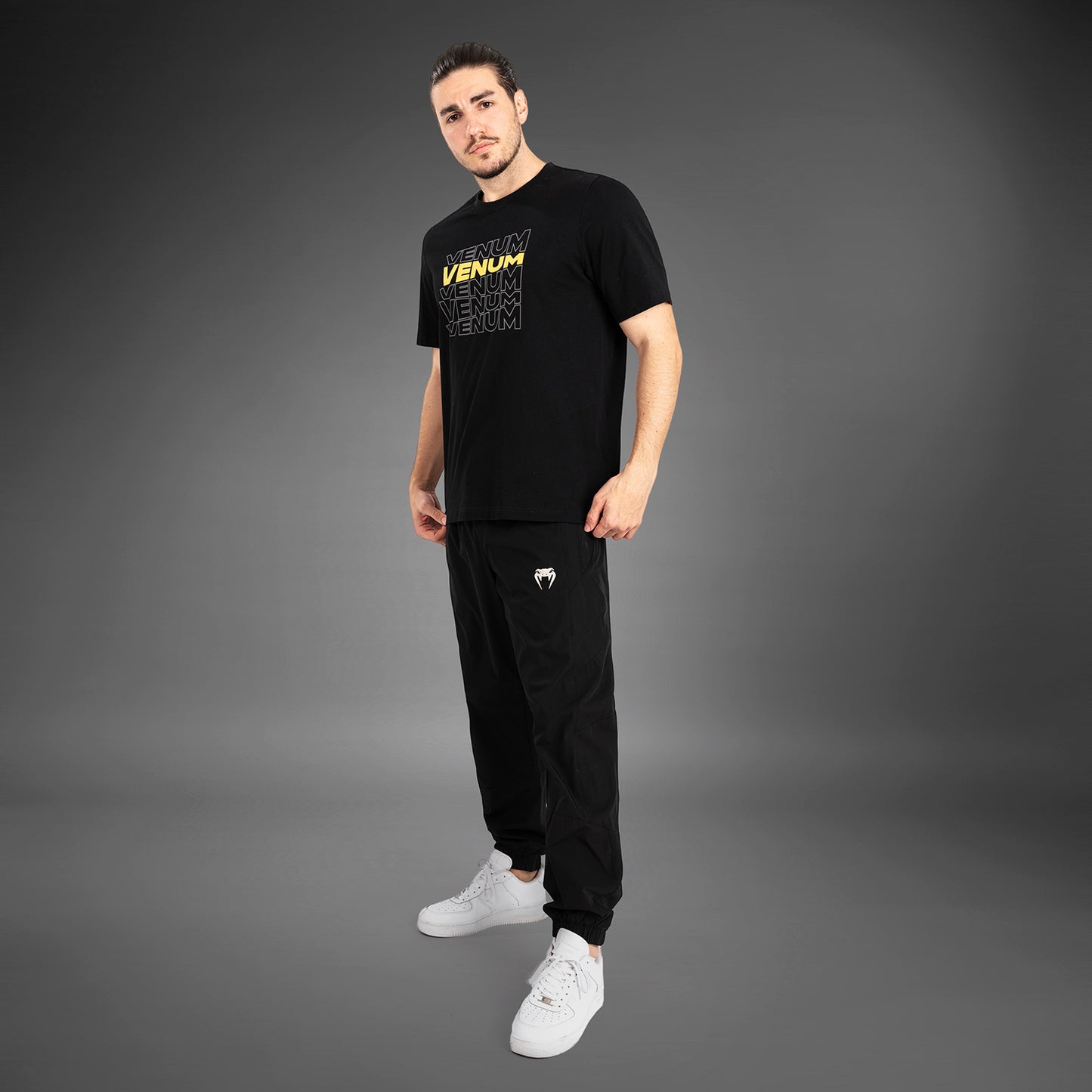 Venum Vertigo Camiseta de Manga Corta para Hombre - Negra/Amarilla