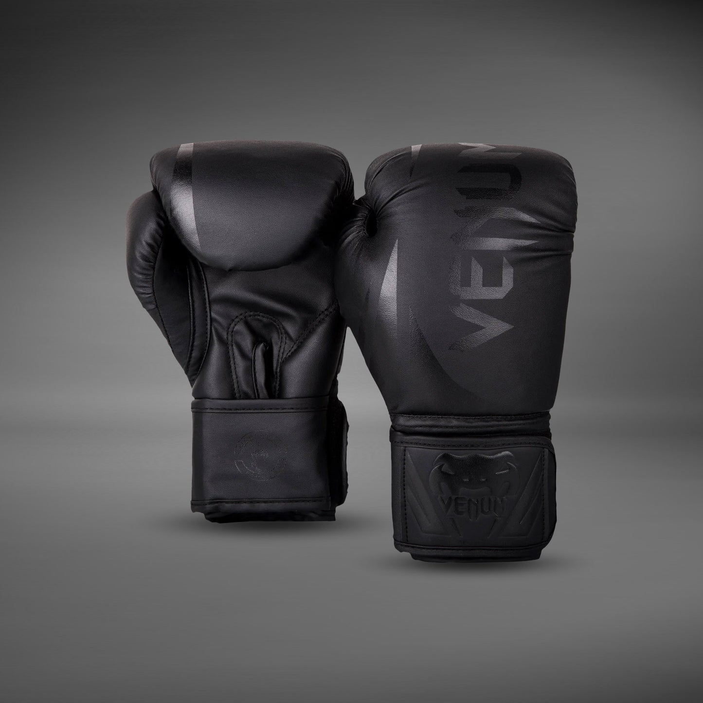 Guantes de boxeo infantiles Venum Challenger 2.0 - Negro/negro