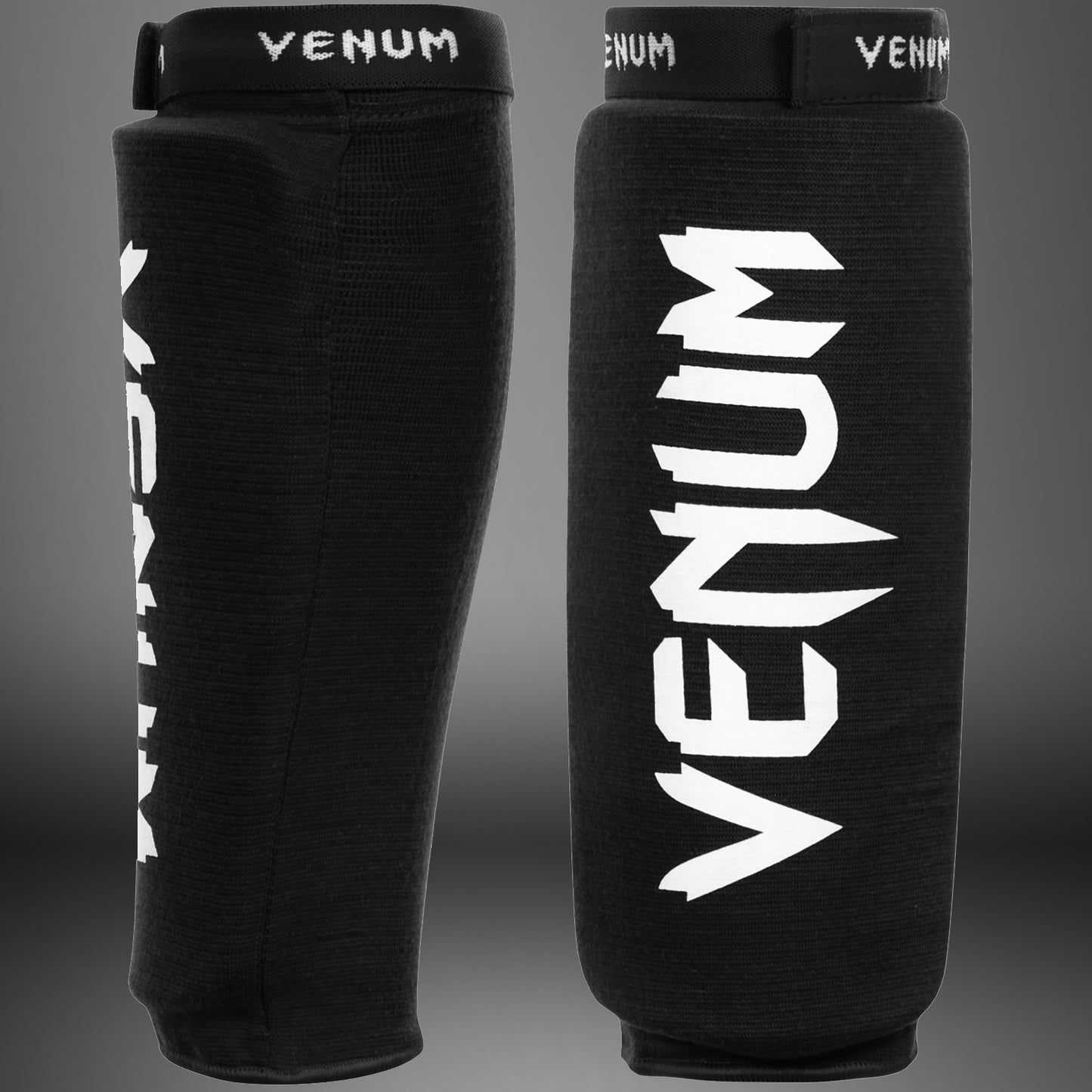 Venum Kontact Espinilleras Sin Pie - Negro