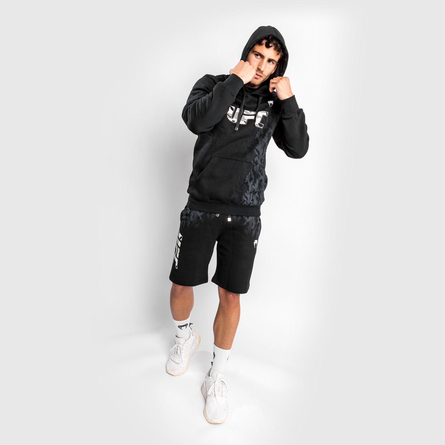 Sudadera Para Hombre UFC Venum Authentic Fight Week - Negro