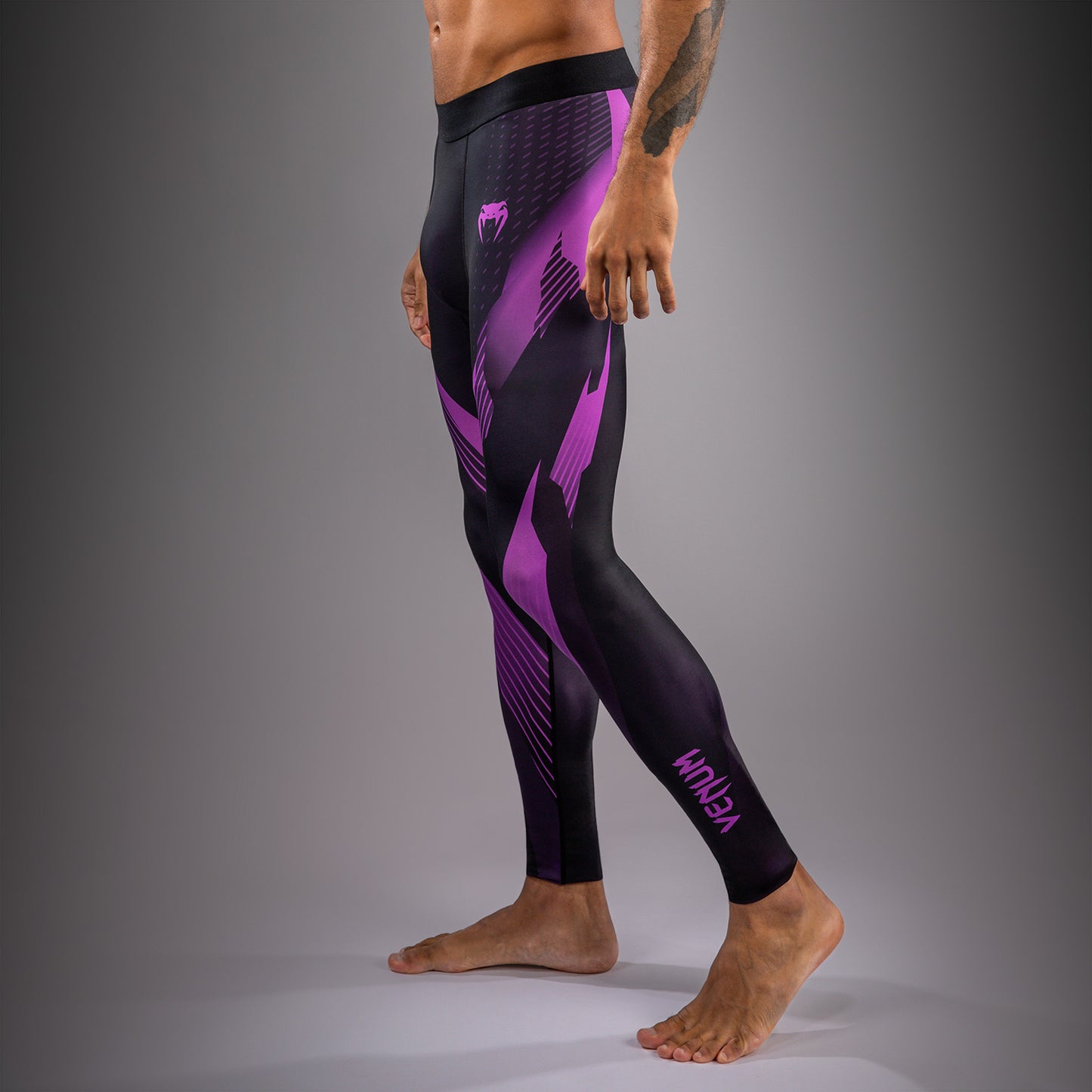 Venum No-Gi 6.0 Spats - Negro/Morado
