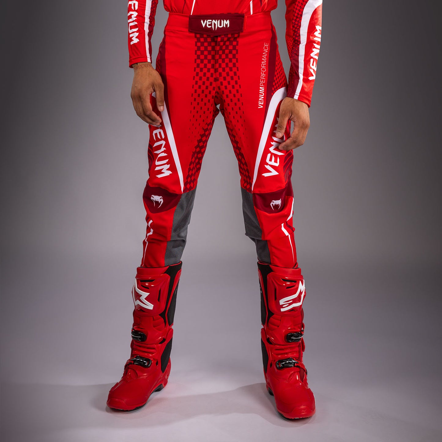 Venum MX Challenger Pantalón de Motorsports - Rojo