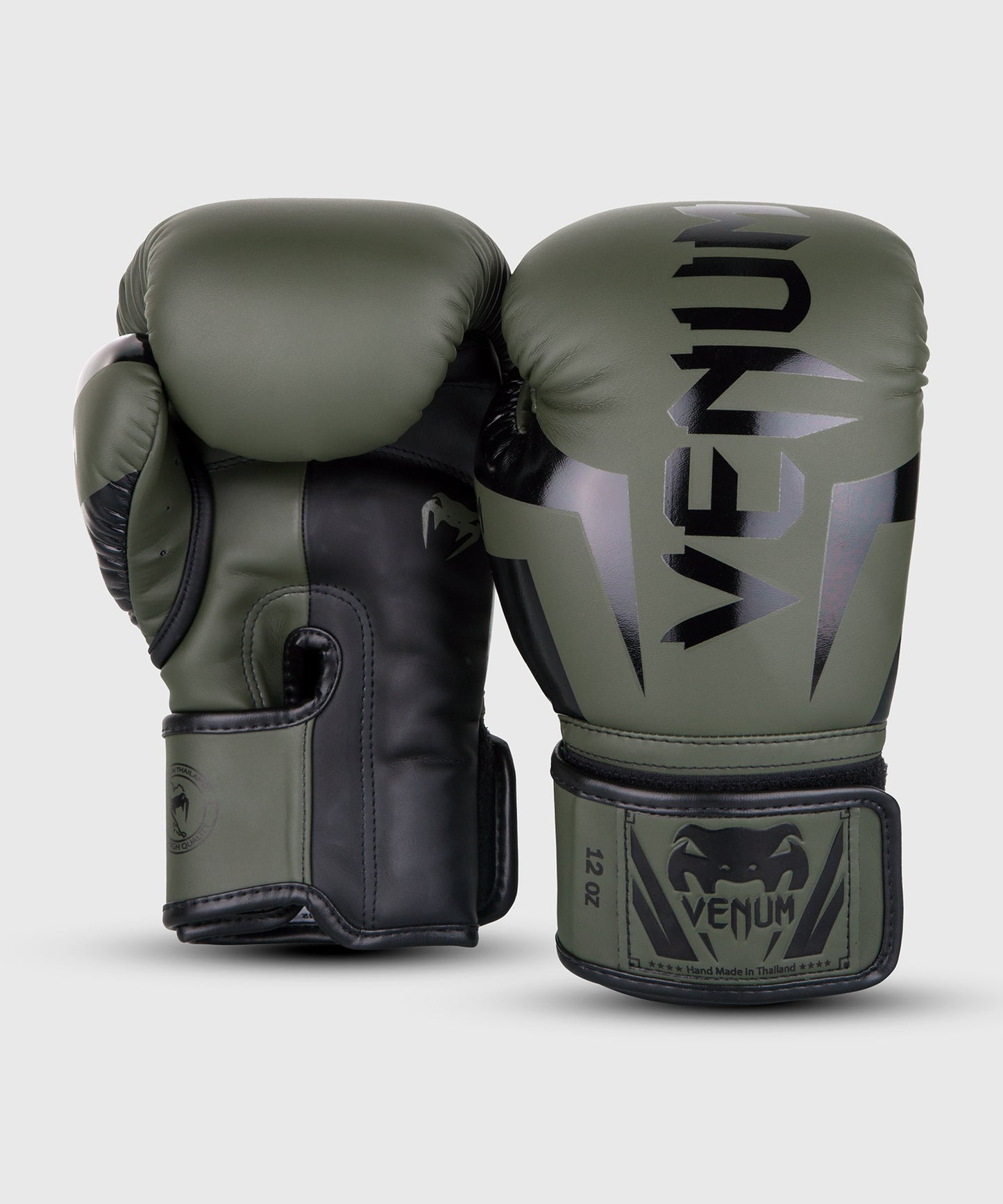 Guantes de Boxeo Venum Elite - Kaki/Negro