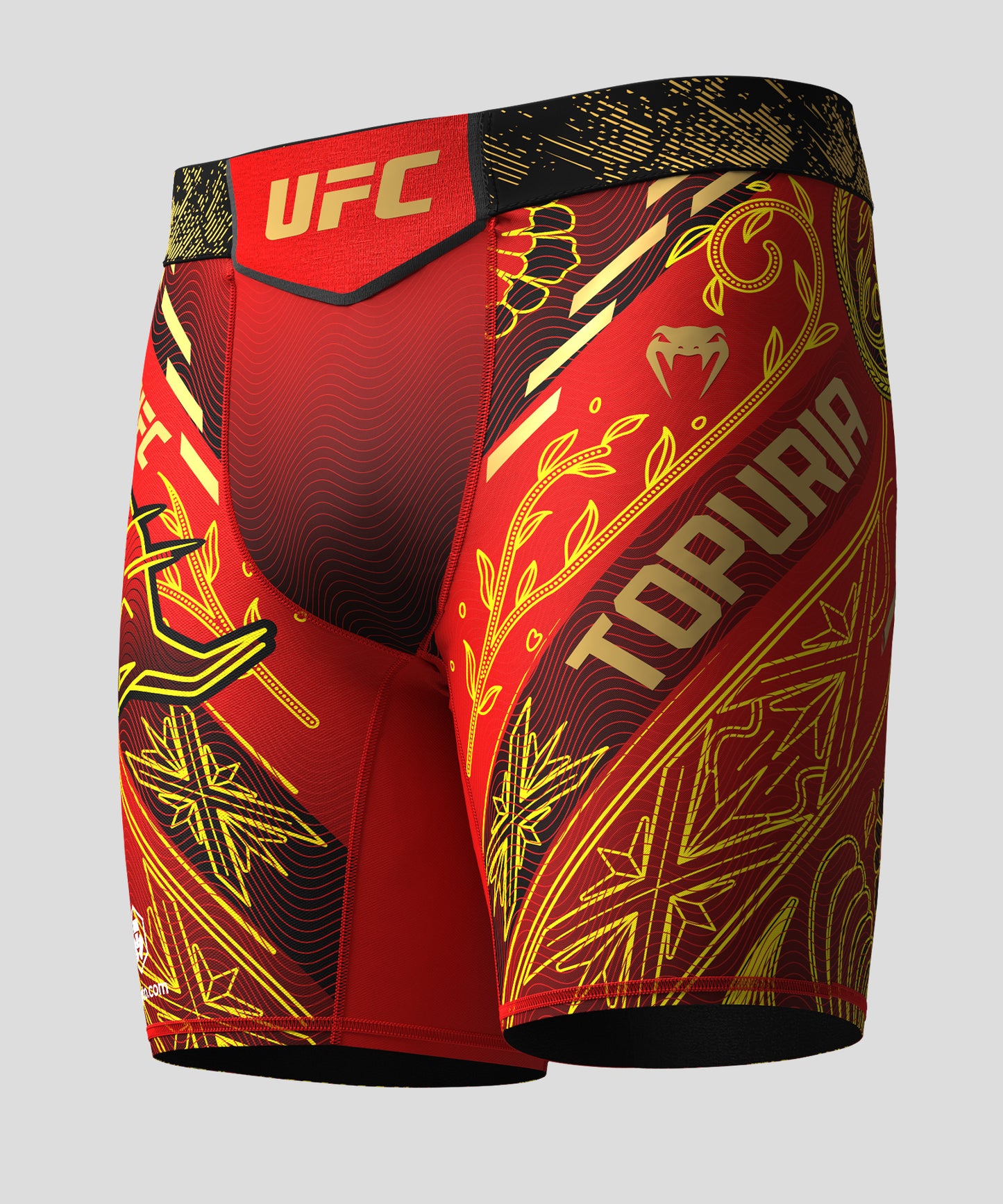 UFC Unrivaled by Venum Ilia Topuria Short Vale Tudo para Hombres - Rojo